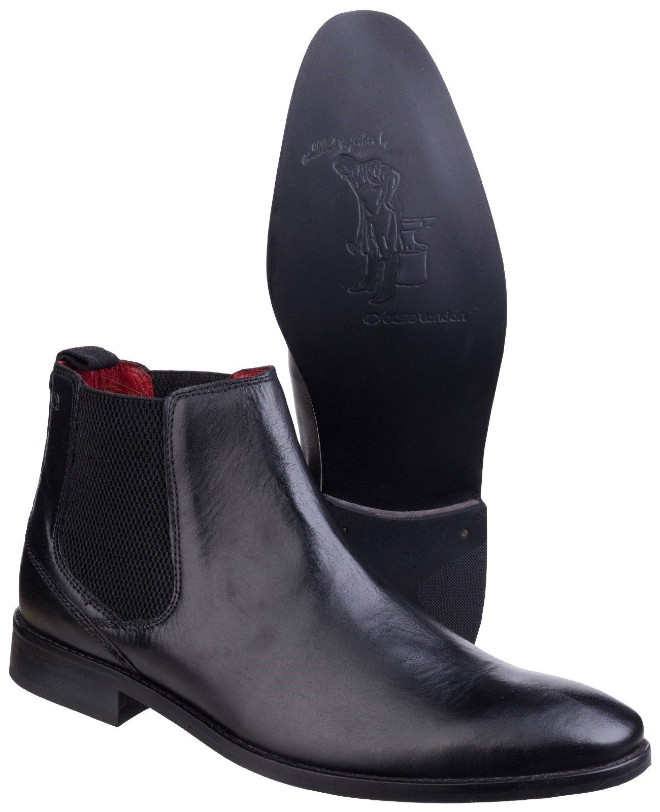 This Cheshire Chelsea boot should be worn with confidence in the concrete jungle. The uppers are beautifully composed & hand crafted. Base London mens formal lace up boots.. 
Waxy leather uppers.. 
Featured in the Base London County Range..