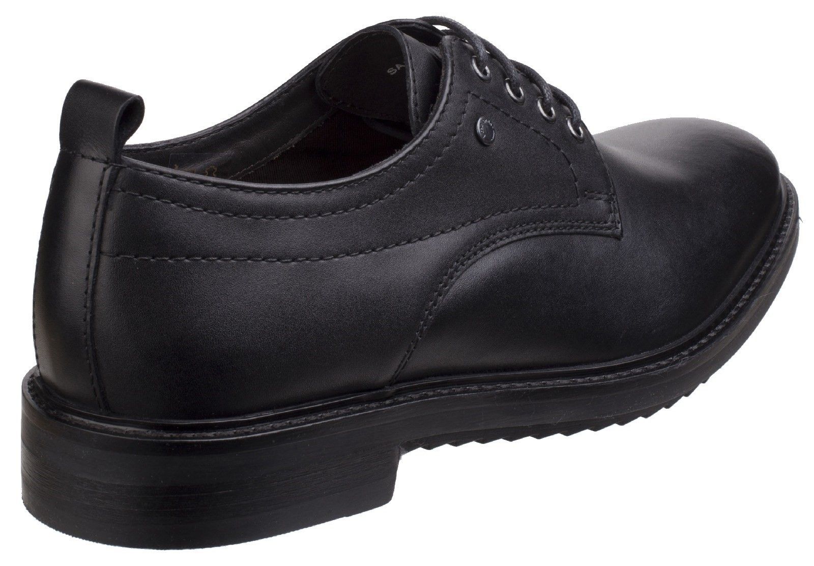 This Elba shoe style from the Actor Range, shows off a smooth leather upper, tweaked with a metal stud detail, as well as the jagged, cleated sole - gives this style the edge on your classic formal. High quality waxy leather with deep shine. 
High quality leather lining.