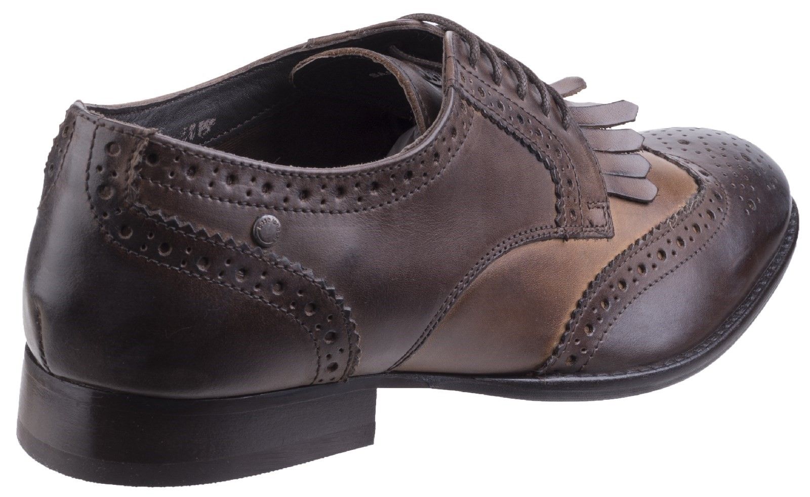 Bartley is a fringed brogue from the Base London Fashionista Range. Inspired by footwear from the 1920s, this formal shoe looks fresh out of La La Land...or do I mean Moonlight? This derby will perfect any fitted suit. Burnished leather providing a eye catching, worn finish. 
High quality leather lining.