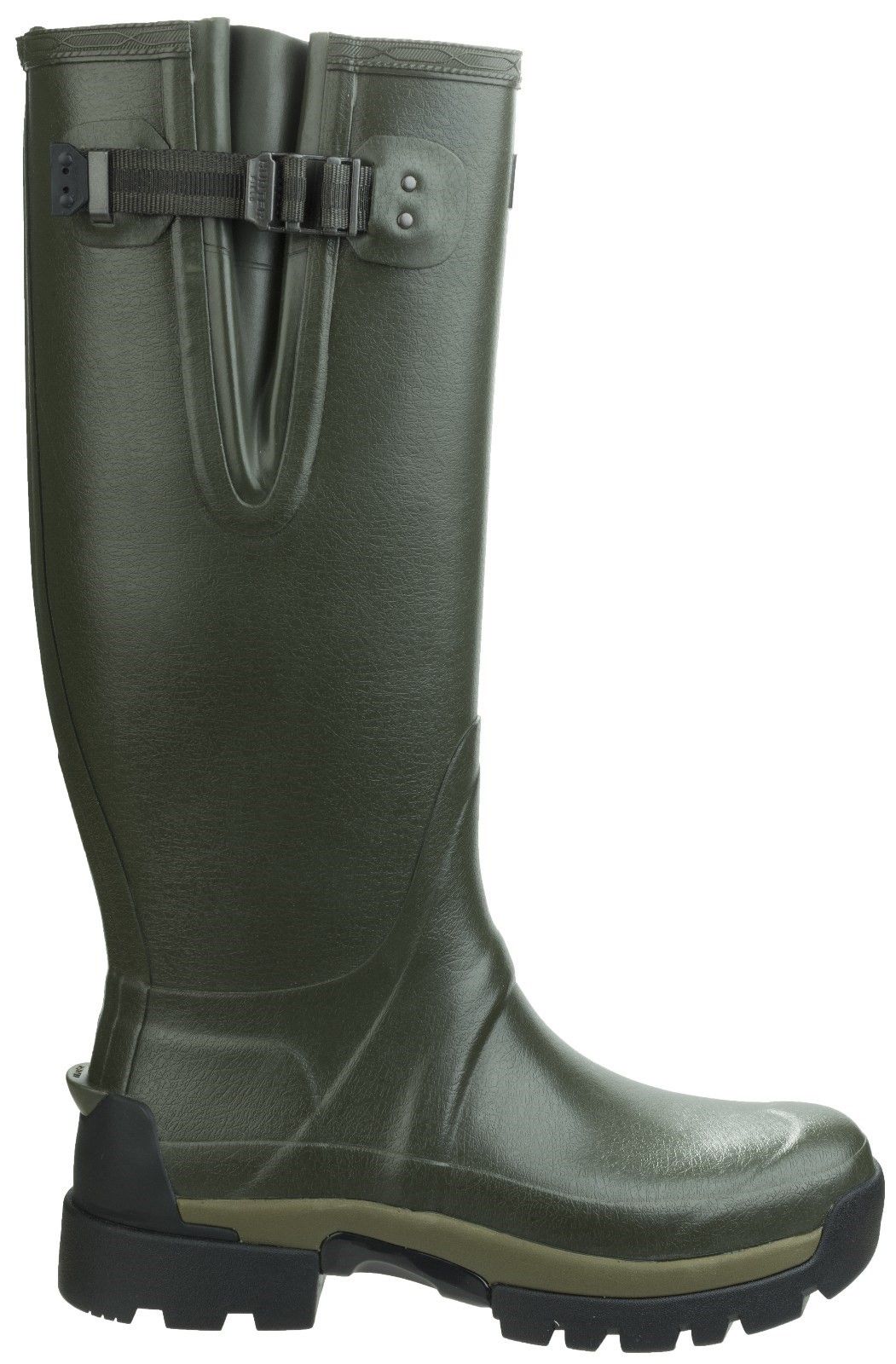 Built with specialised technical elements, the boot is handcrafted from a new soft rubber compound, featuring an adjustable side gusset to adapt the fit of the leg and a 3mm neoprene lining for insulation. This is a performance style with high durability. 
Handcrafted. 
Waterproof. 
Performance Vibram outsole. 
Adjustable gusset at the leg.