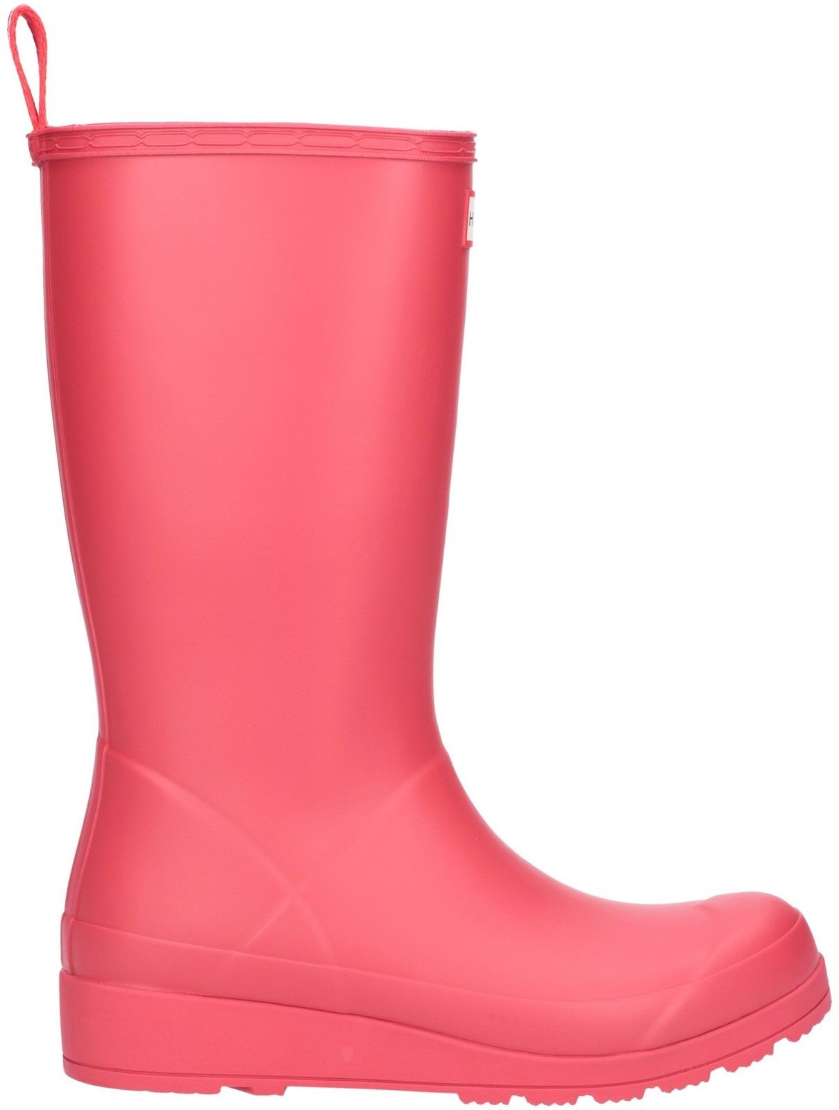A new, versatile, lightweight, colourful and fully waterproof rain boot. Handcrafted from 10 individual parts, this new boot is a simplification of the Hunter Original design, retaining the most iconic elements of the classic Original Tall Boot. Features a pull tab at the heel for ease of foot entry. Perfect for festivals.
