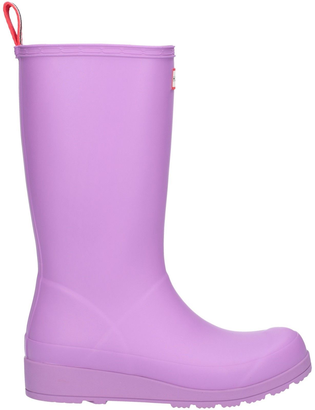 A new, versatile, lightweight, colourful and fully waterproof rain boot. Handcrafted from 10 individual parts, this new boot is a simplification of the Hunter Original design, retaining the most iconic elements of the classic Original Tall Boot. Features a pull tab at the heel for ease of foot entry. Perfect for festivals.