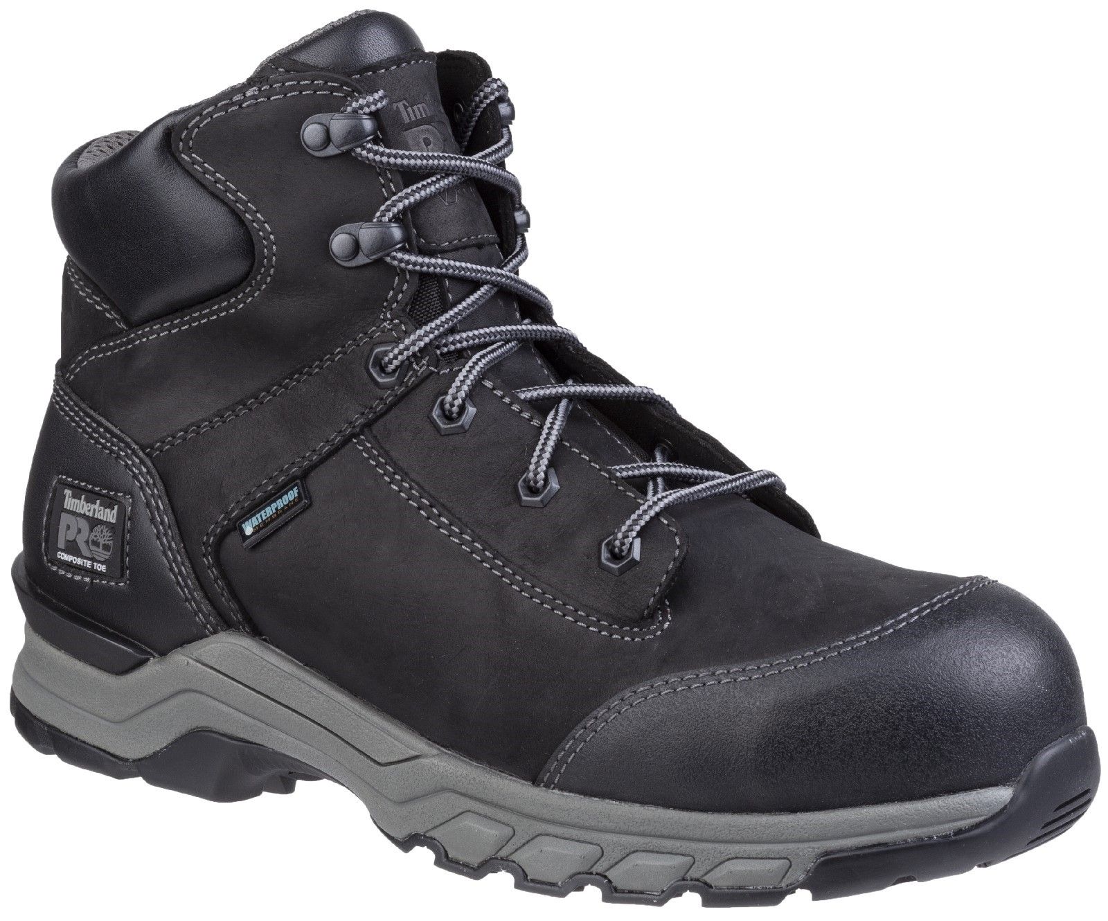 Hypercharge lace up waterproof boot with impact and compression resistant toe cap, puncture resistant plate with anti-fatigue footbed for comfort and independent suspension multi-density rubber outsole for added layer of comfort and stability.ISN technology for added layer of comfort & stability. 
Waterproof. 
Slip Resistant SRC Rubber Outsole. 
Heat Resistant HRO. 
Dynamic Anti-fatigue footbed.