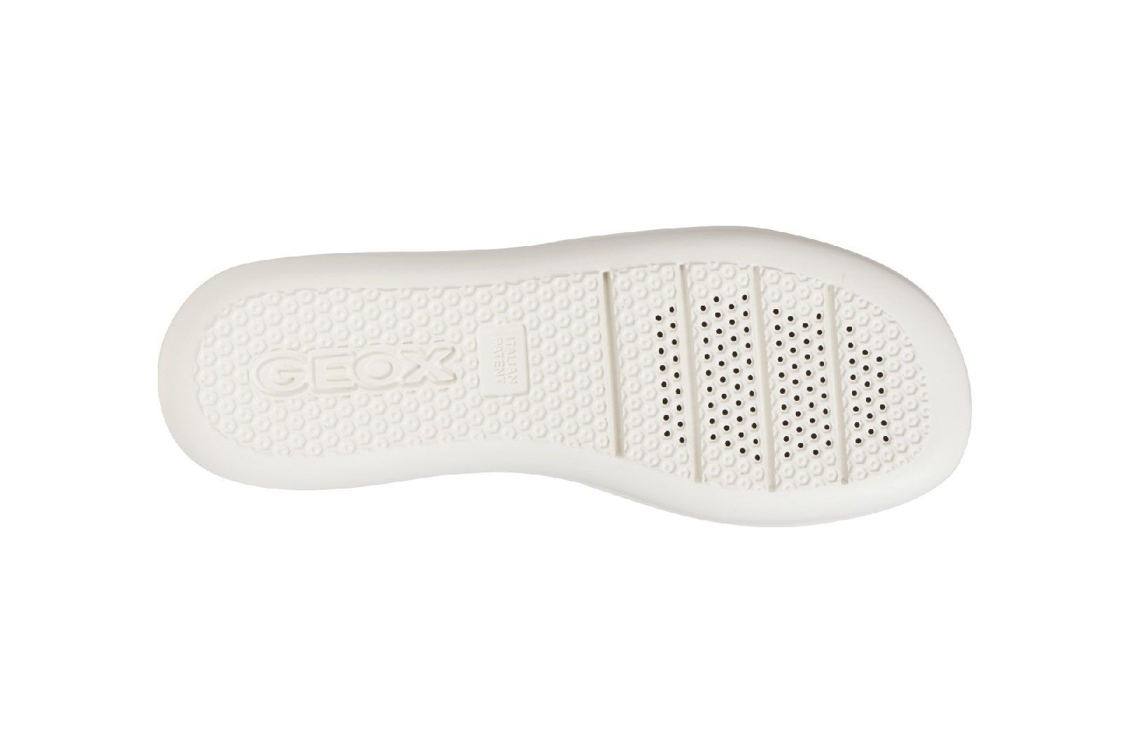 Exclusive patent. The combination of the perforated sole and resistant breathable and waterproof membrane allow for natural temperature regulation, creating the perfect microclimate inside the shoe.It keeps feet dry and comfortable for the whole day.Exclusive Patent. 
Perforated Sole. 
Breathable and waterproof membrane.