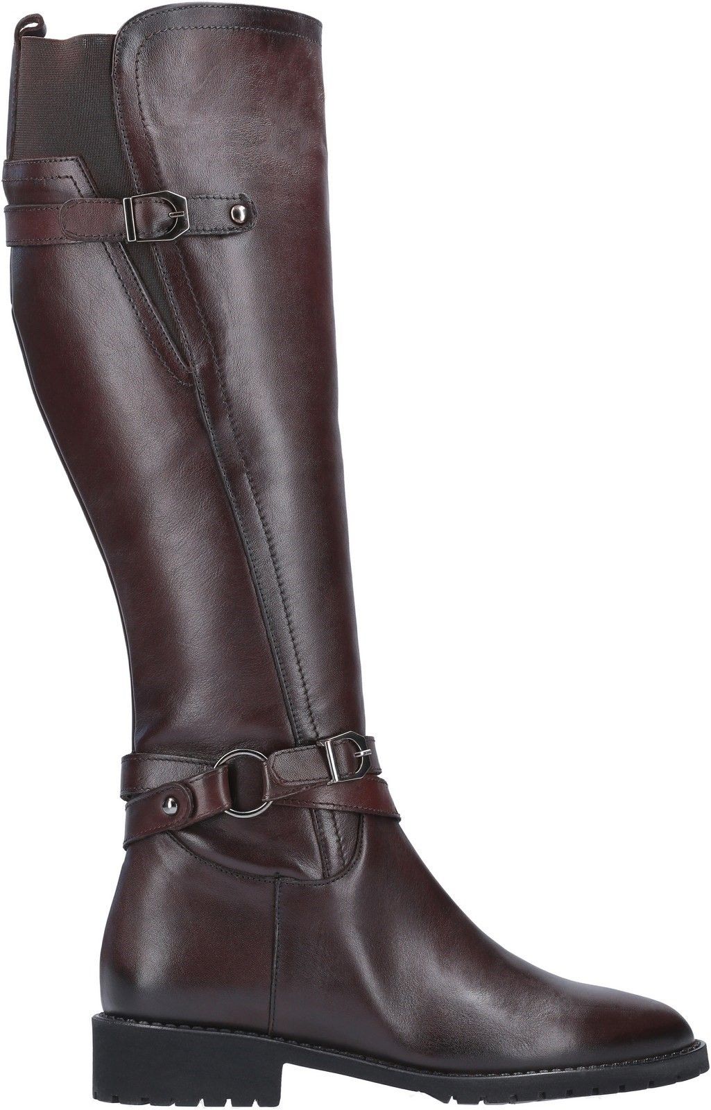 Athens from Riva is a chic, stand out long boot for the autumn/winter season. Its soft, leather uppers with decorative buckle detailing gives a stylish look. It also has a full side zip and rear elasticated panel for easy on and off and block heel. Soft Leather. 
Buckle Detailing. 
Full Side Zip. 
Rear Pull Loop. 
Block Heel.