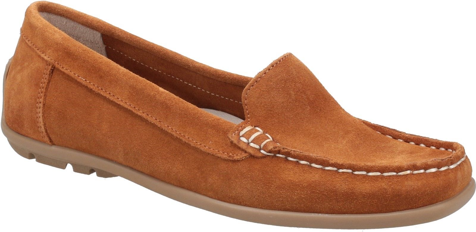 Womens Summer slip on Moccasin from Riva, Torrella is crafted from Portugese Suede and has a leather insole. Rubber outsole for good grip keeps you on your feet all through those Summer days. Summer Slip On Shoe. 
Portugese Suede Moccasin. 
Leather Insole. 
Rubber Outsole for good grip.