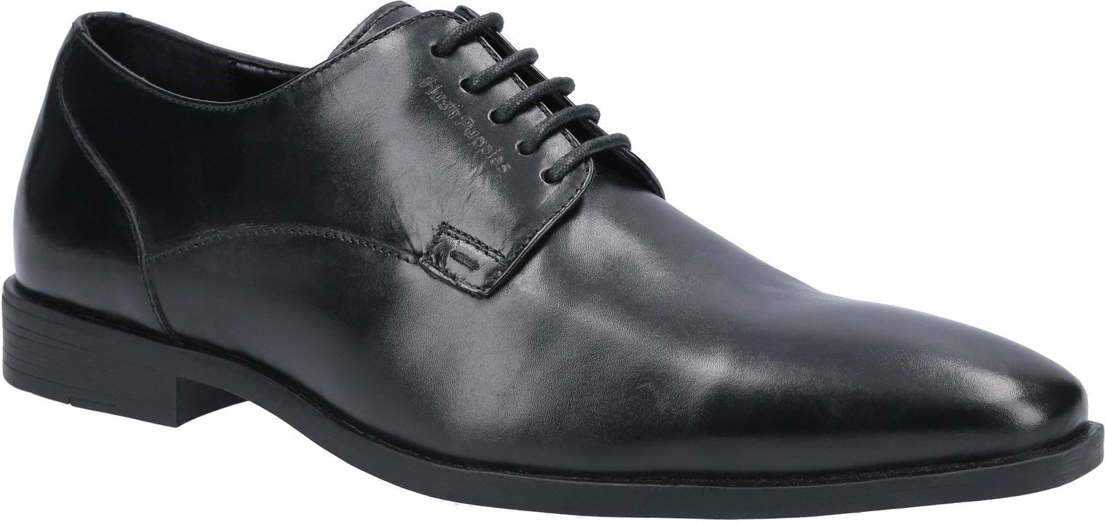 Ezra Plain Toe lace up shoe from Hush Puppies; Ezra is crafted with leather and has a memory foam footbed. The lightweight, flexible sole unit makes this the perfect smart footwear all day.Smart Leather Upper. 
Square toe. 
Hardwearing Rubber outsole. 
Memory Foam Sock. 
Lace Up Fastening.