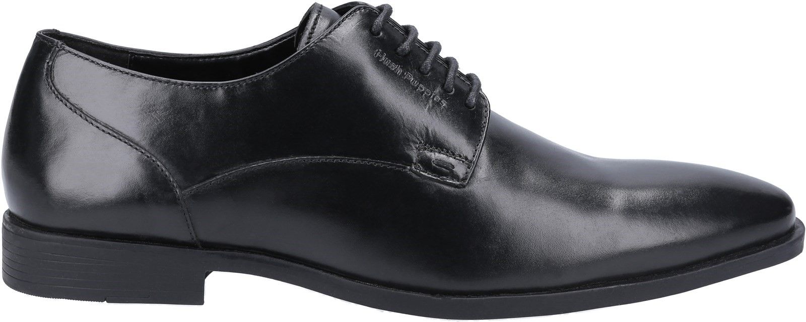 Ezra Plain Toe lace up shoe from Hush Puppies; Ezra is crafted with leather and has a memory foam footbed. The lightweight, flexible sole unit makes this the perfect smart footwear all day.Smart Leather Upper. 
Square toe. 
Hardwearing Rubber outsole. 
Memory Foam Sock. 
Lace Up Fastening.