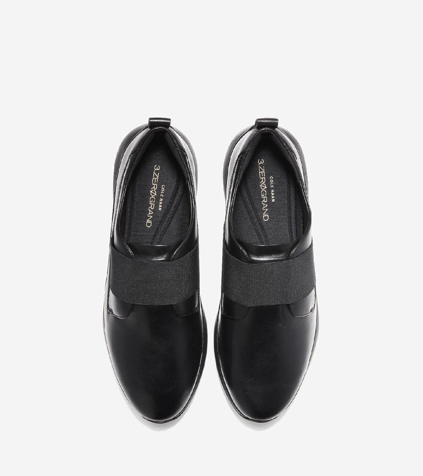 Sleek, clean and modern, the Women's 3.ZEROGRAND Oxford is designed with flexible support and serious comfort in mind. Offering an innovative and unique aesthetic, this updated oxford is styled as a slip-on for easy on/off and a custom yet secure fit Fashion oxford in smooth leather, nubuck, metallic leather or haircalf uppers with front gore detailing for easy entry.. 
Fully padded sock lining for ultimate comfort.. 
Full rubber outsole with concealed Grand OS technology.. 
All-new Fit Chassis support system runs from the forefoot to the heel and provides support, rigidity and flexibility in the areas where your foot needs it the most..