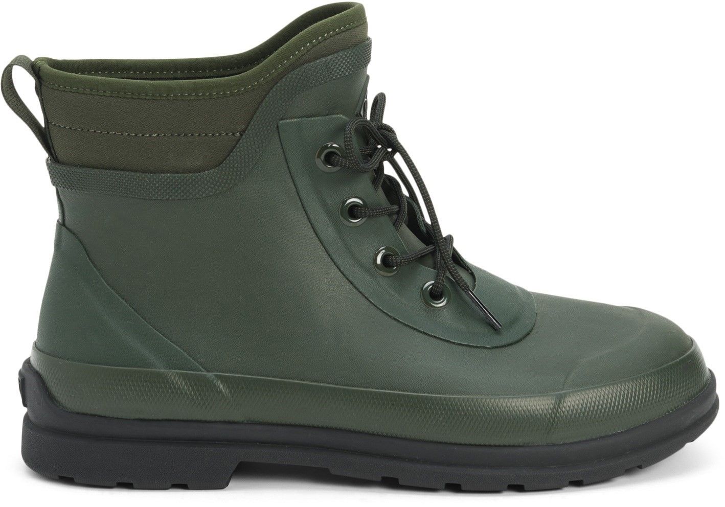 Inspired by our beloved Chore Boot, Muck Originals is a collection of light-duty essential footwear for men and women. Fully lined boots are wrapped in soft, hand-laid rubber for comfortable, 100% waterproof protection.100% Waterproof. 
Fully lined with neoprene for flexibility. 
Exposed collar for added comfort. 
Moulded PU footbed with memory foam for underfoot comfort. 
Nzyme antimicrobial treatment for odour control.