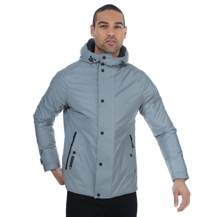 Mens Henri Lloyd Jackets in silver.<BR><BR>- Detachable hood with adjustable bungee drawcord.<BR>- Classic collar.<BR>- Two-way zip fastening with buttoned storm flap.<BR>- Long raglan sleeves with snap adjustable cuffs.<BR>- Dual-entry front pockets.<BR>- Two inner pockets.<BR>- Breathable mesh lining.<BR>- Henri Lloyd branding at front right pocket and back neck.<BR>- 100% Polyester. Machine washable. <BR>- Ref:H40061266