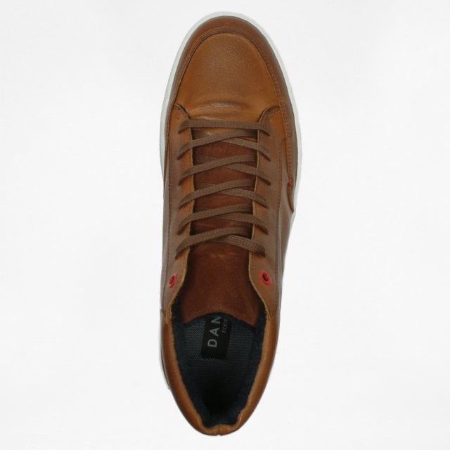 Add the Daniel Hotch Leather High Top Trainers to your dressed down casual style. This classic high top is crafted from a premium leather upper with fleece lining and comfy rubber sole. The lace up upper provides the perfect fit and an easy wear. This staple style will see you through Season after Season.