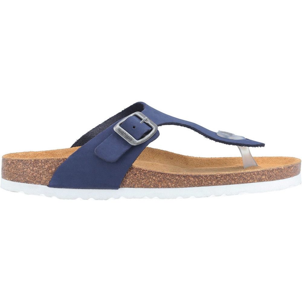 Hush Puppies Womens Kayla Leather Slip On Sandals