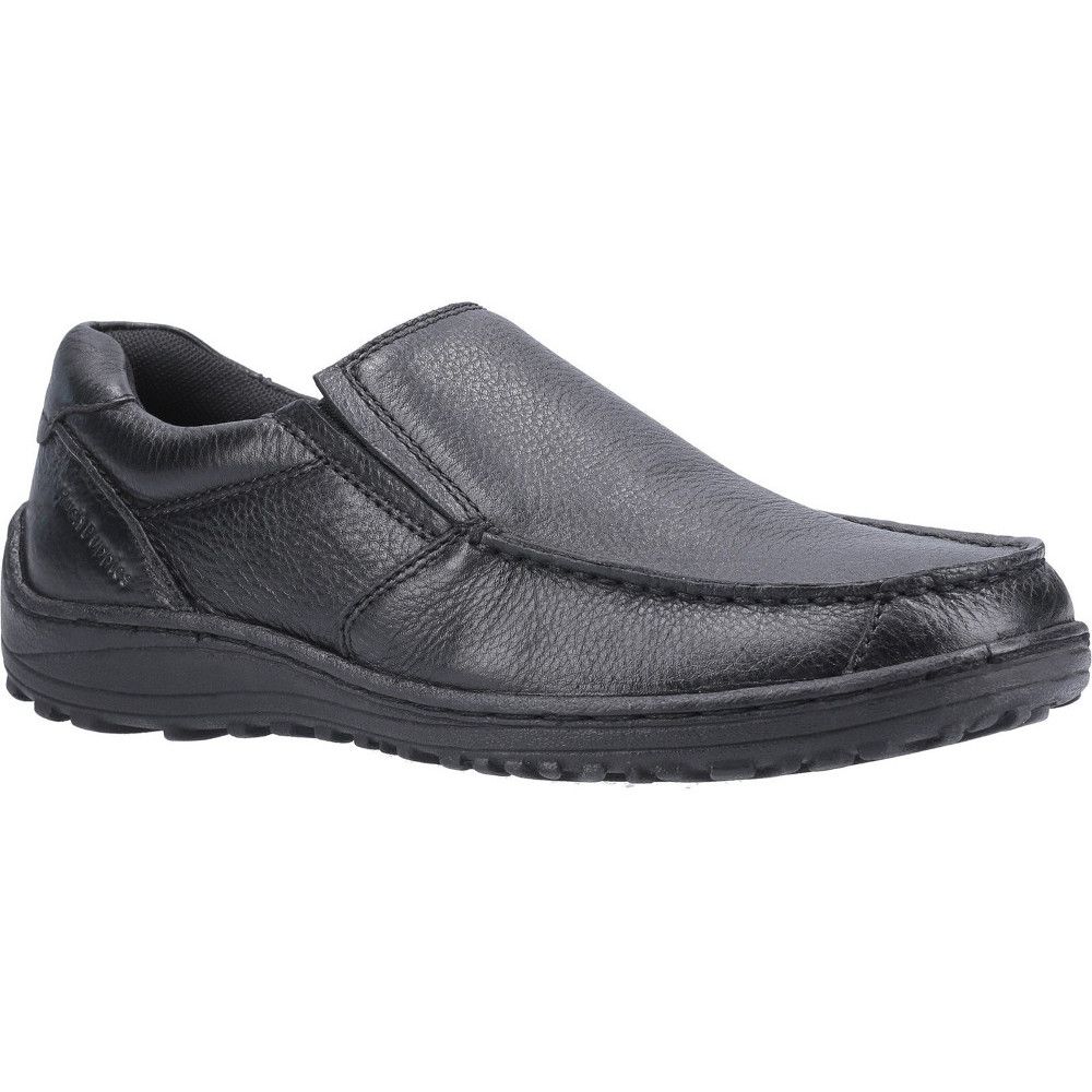 Hush Puppies Mens Thomas Leather Slip On Loafer Shoes