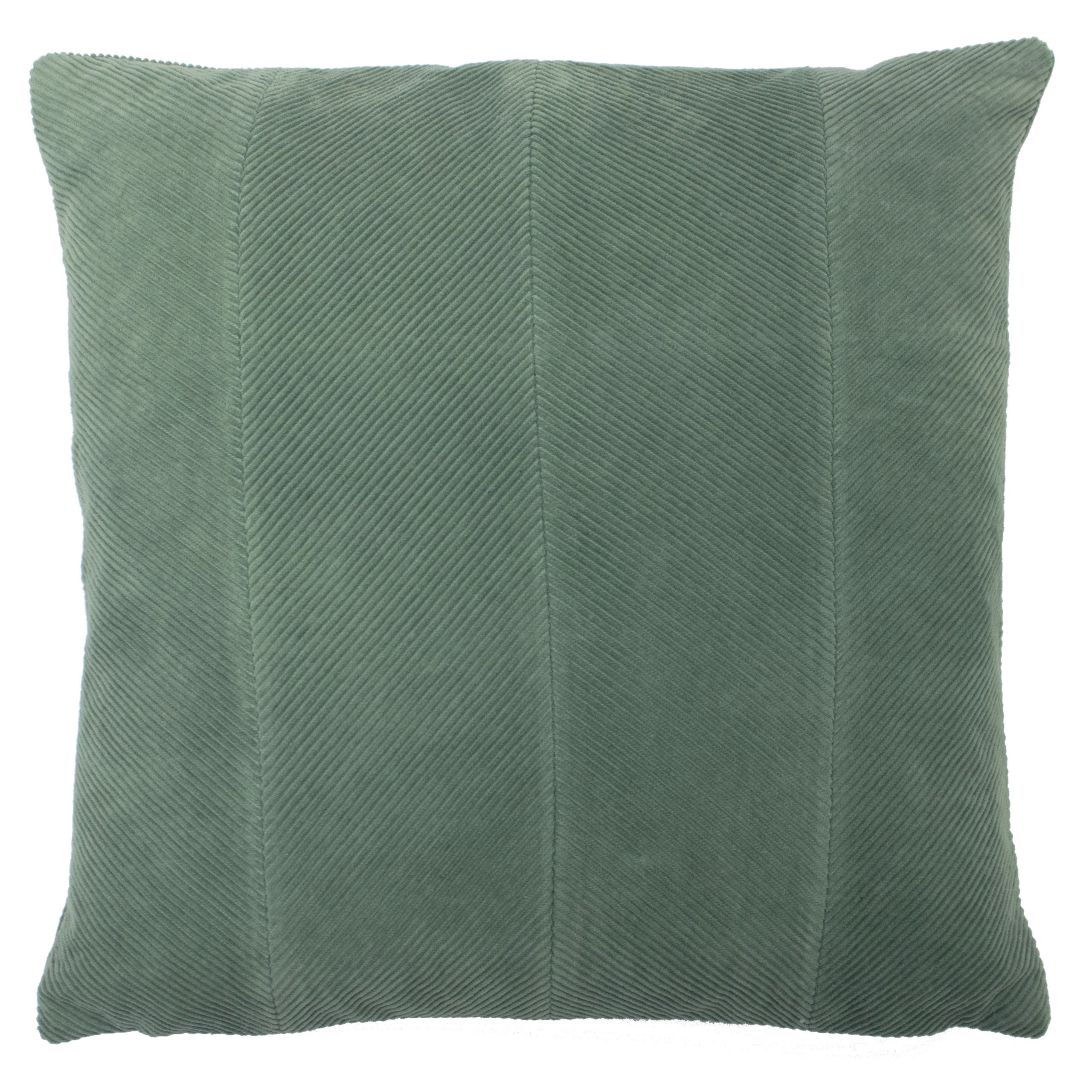 Do you love corduroy and its versatile and robust characteristics? Why not add this diverse geometric cushion to your décor, which features contrasting directional corduroy fabric panels to make a textural geometric pattern on the cushion front. The soft colour palette allows the cushions to speak for themselves - alongside the textured surface, to stand out against any interior.