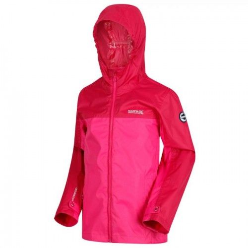 100% polyester. Water activated pattern. Durable water repellent finish. Taped seams. Grown on hood with elastication. 2 lower welt pockets with branded snap fastening. Reflective trim.