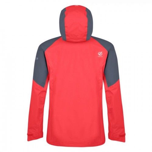 100% polyester. V02 15000 polyester, 2 layer stretch fabric. Durable waterproof finish.  Grown on hood with high collar and adjusters. 2 x zipped lower pockets. Articulated sleeve design. Adjustable cuffs. Taped seams. Adjustable shock cord hem system.