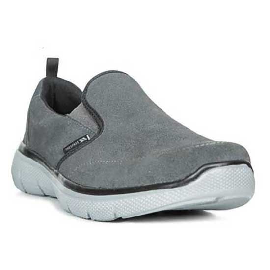 Material: cow suede. Slip on trainer. Lightweight. Memory foam footbed.