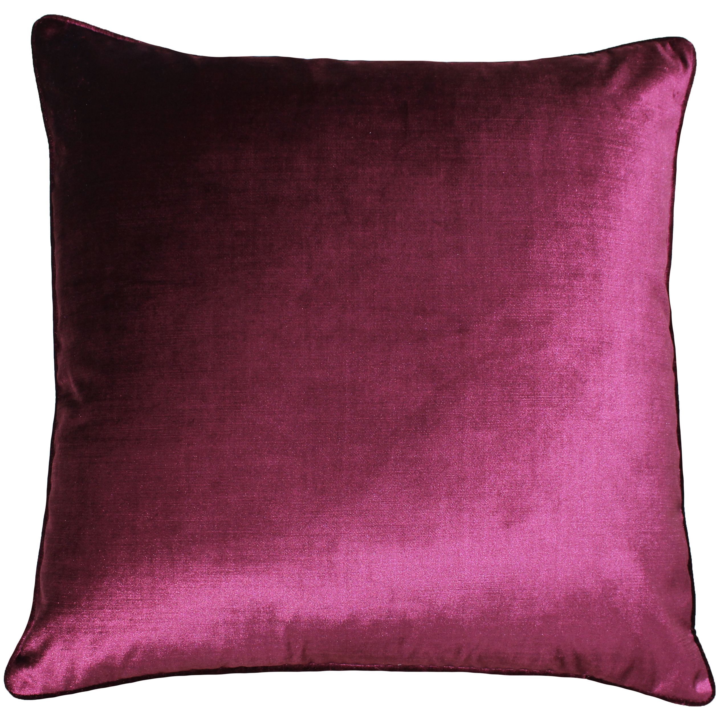 Classic and effortless the Luxe Velvet Polyester Filled Cushion works in a range of home interiors. This gorgeous Polyester Filled Cushion has an incredibly soft faux velvet front and reverse giving it an opulent sheen. With such a huge range of colours available you’ll be able to mix and match to compliment any interior. With a hidden zip design and a piped border this cushion has a timeless design. Made of 100% polyester these cushions are hard-wearing making them great for households with children or pets. This Polyester Filled Cushion is also easy to care for as it is fully machine washable at 30 degrees and tumble dry and iron appropriate.