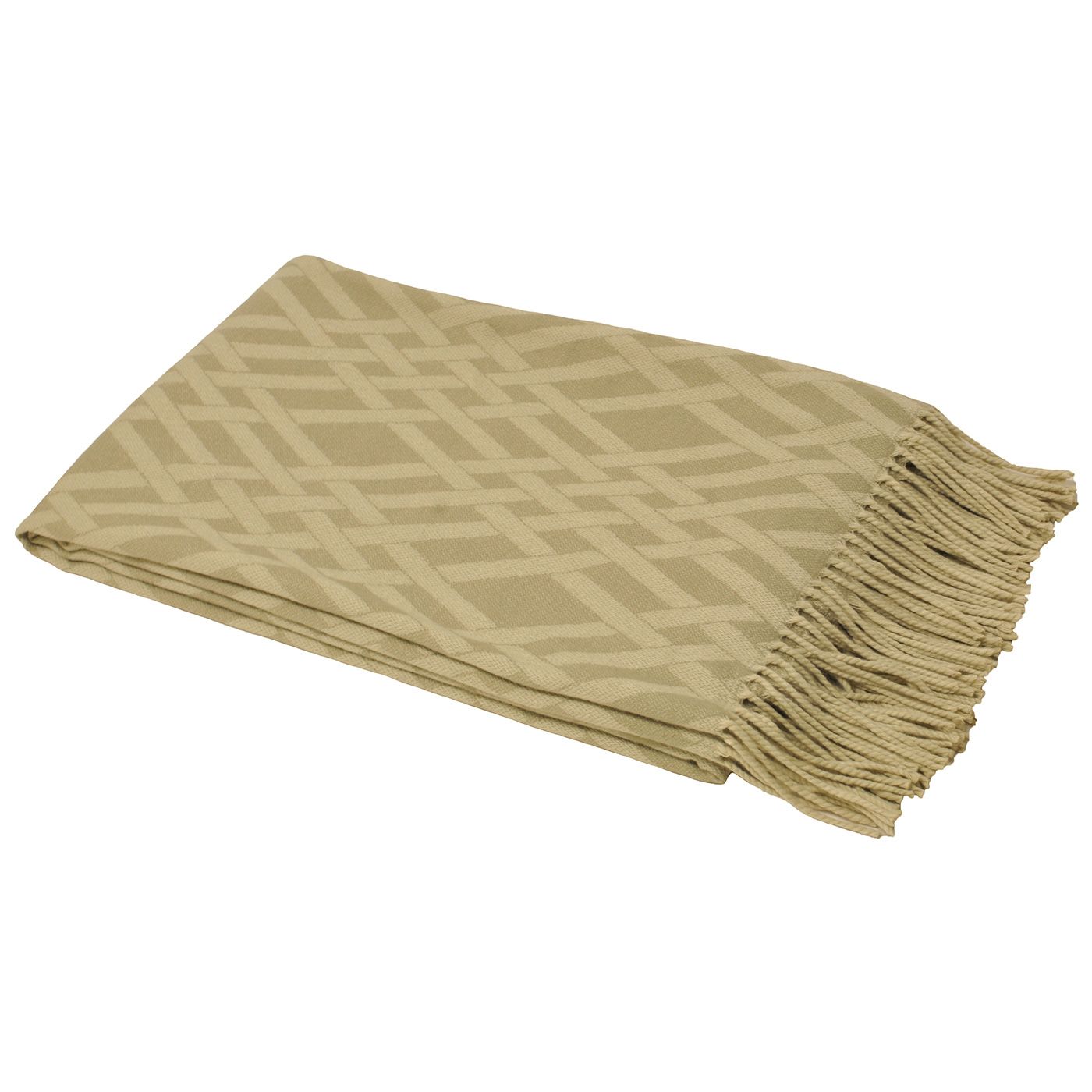 Stylish and soft the Paoletti Madison throw features a traditional geometric crisscross weave design in contrasting colour tones. Each heavyweight throw has twisted fringe edges allowing it to beautifully fall no matter where it is placed. Its neutral colourways allow it to assimilate flawlessly into most home interiors and will add a structured look to your home. Made of 100% acrylic this gorgeous throw is resistant to shrinkages and fading making it a hard-wearing piece able to withstand the everyday wear and tear of a busy household. This wonderful throw is hand wash only and should only be ironed on a cool setting.