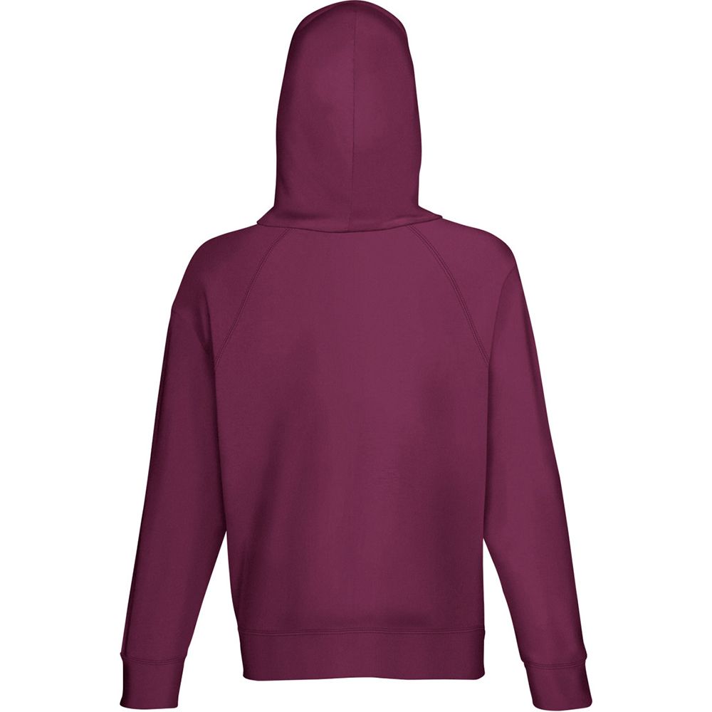 Lightweight unbrushed fleece. Raglan sleeves. Hood with self coloured flat draw cord. Front pouch pocket. Waist and cuff in Cotton/Lycra® rib. Produced using Belcoro® yarn for a softer feel and cleaner printing process. Weight: 240g/m². Fabric: 80% Cotton 20% Polyester. Size: 2XL (Chest To Fit (ins): 47-49). Size: L (Chest To Fit (ins): 41-43). Size: M (Chest To Fit (ins): 38-40). Size: S (Chest To Fit (ins): 35-37). Size: XL (Chest To Fit (ins): 44-46).