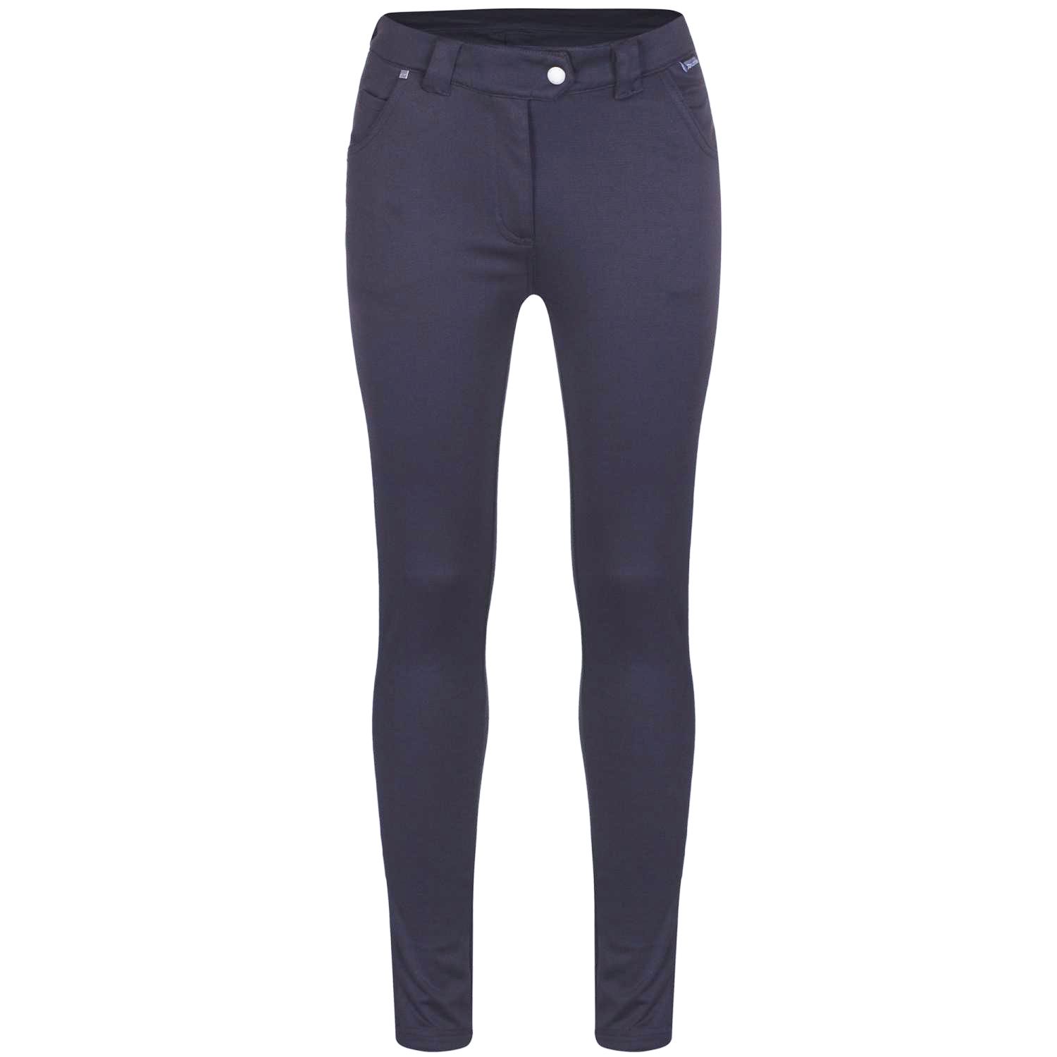 Womens leggings. Mock front pockets. 2 back pockets. Stretchy. Fabric: 75% Polyester, 20% Viscose, 5% Rayon. Regatta Womens sizing (waist approx): 6 (23in/58cm), 8 (25in/63cm), 10 (27in/68cm), 12 (29in/74cm), 14 (31in/79cm), 16 (33in/84cm), 18 (36in/91cm), 20 (38in/96cm), 22 (41in/104cm), 24 (43in/109cm), 26 (45in/114cm), 28 (47in/119cm), 30 (49in/124cm), 32 (51in/129cm), 34 (53in/135cm), 36 (55in/140cm). Leg length (ins): Short- 29, Regular- 31, Long- 33.