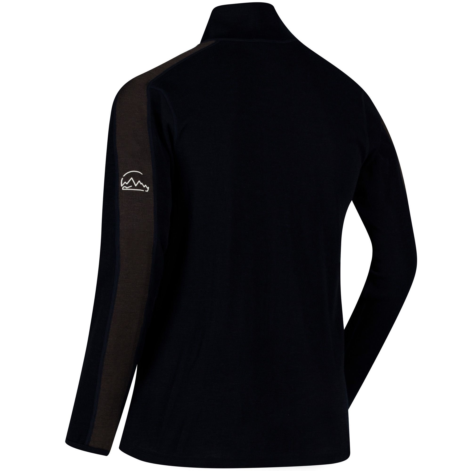 50% Wool, 50% Polyester. Long sleeved Merino wool blend base layer. Wicking and odour control. With a snug funnel neck and the Regatta embroidery on the left shoulder.