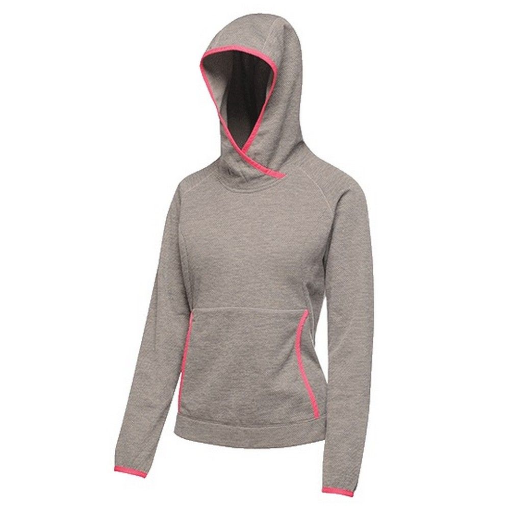 100% Polyester. 210 series fleece delivers warmth without the weight. Quick drying. Grown on hood. Kangaroo-style pockets. Regatta Womens sizing (bust approx): 6 (30in/76cm), 8 (32in/81cm), 10 (34in/86cm), 12 (36in/92cm), 14 (38in/97cm), 16 (40in/102cm), 18 (43in/109cm), 20 (45in/114cm), 22 (48in/122cm), 24 (50in/127cm), 26 (52in/132cm), 28 (54in/137cm), 30 (56in/142cm), 32 (58in/147cm), 34 (60in/152cm), 36 (62in/158cm).