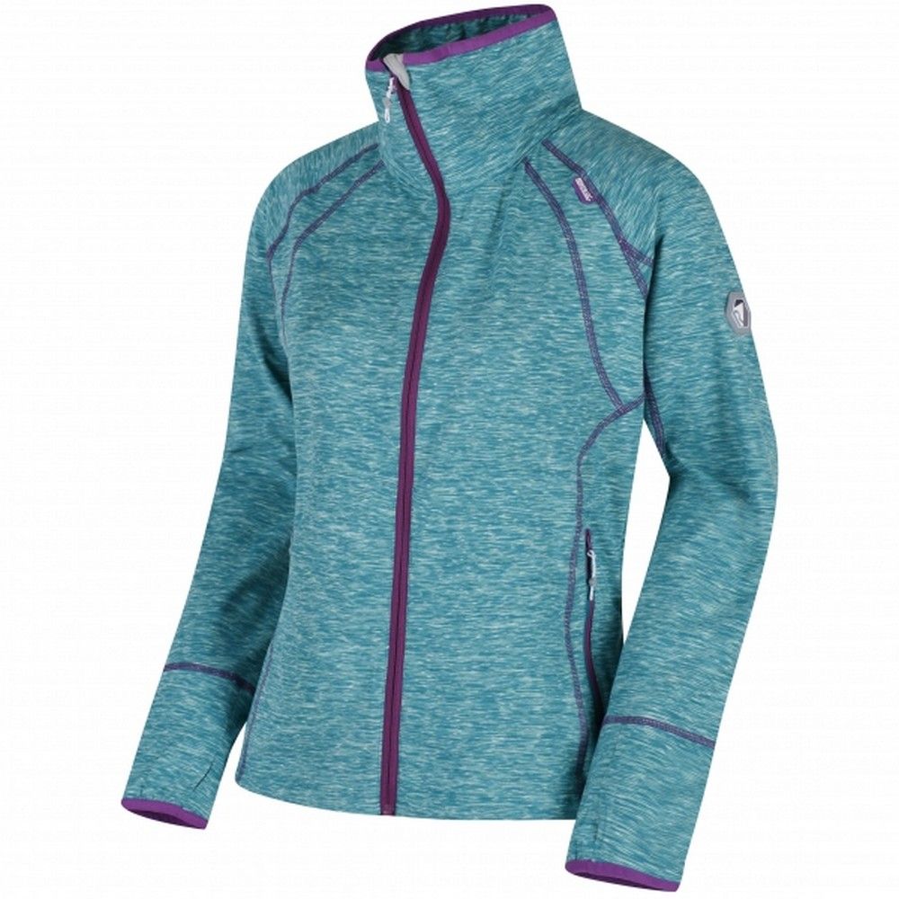 87% Polyester, 13% Elastane. Extol comfort stretch fabric jacket. 2 zipped lower pockets. Thumb loops. Stretch binding to cuffs and collar.