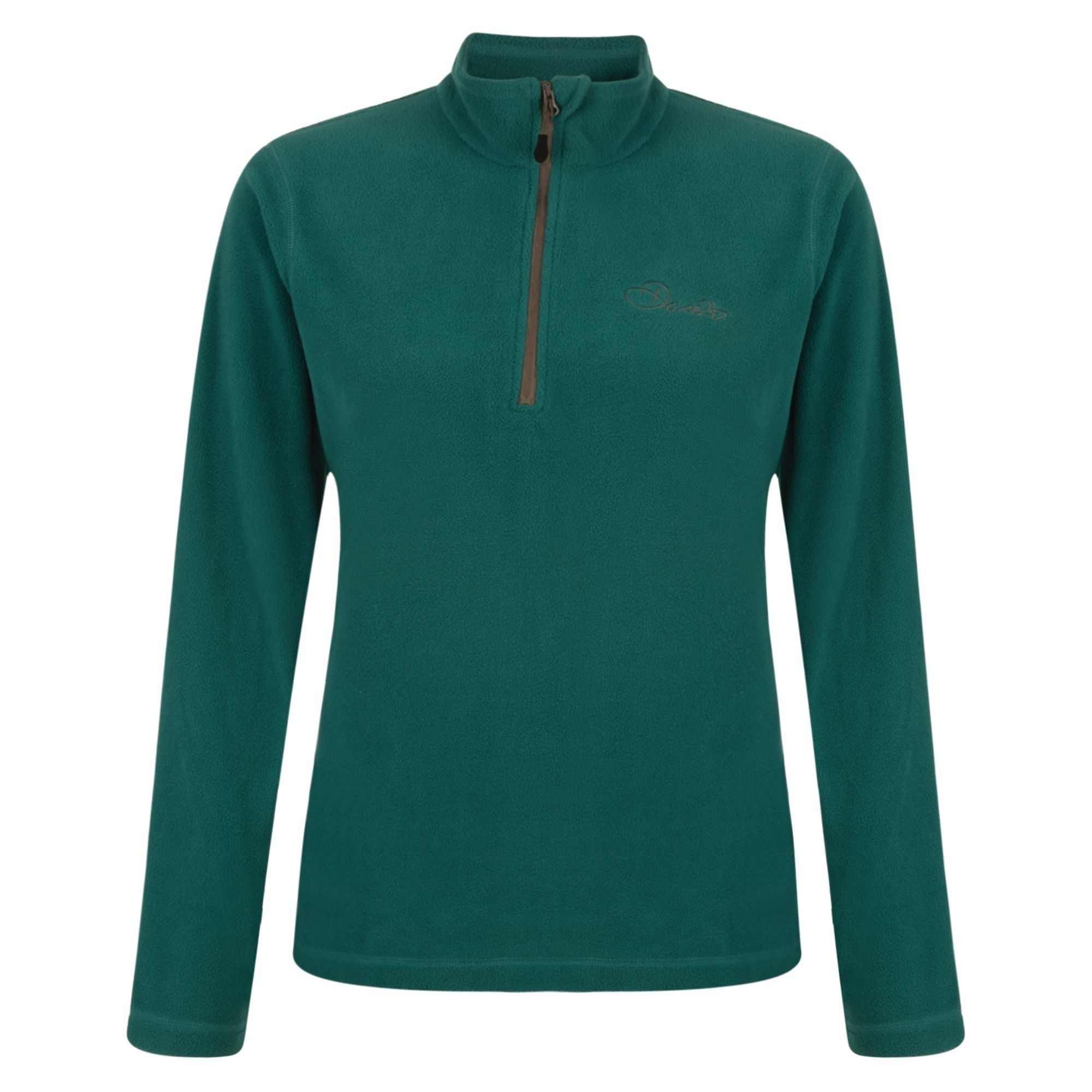 The womens Freeze Dry Fleece from Dare 2b is a year-round classic. Its made using soft, mid-weight microfleece fabric. The inner is brushed for added comfort and the outer has an anti-pill finish to help stop it getting bobbly. Complete with a half-zip fastening, its your grab it and go piece for the mountains. Half zip. Inner zip & chin guard. 100% Polyester. Dare 2B Womens Sizing (chest approx): 6 (30in/76cm), 8 (32in/81cm), 10 (34in/86cm), 12 (36in/92cm), 14 (38in/97cm), 16 (40in/102cm), 18 (42in/107cm), 20 (44in/112cm), 22 (46in/117cm), 24 (48in/122cm).