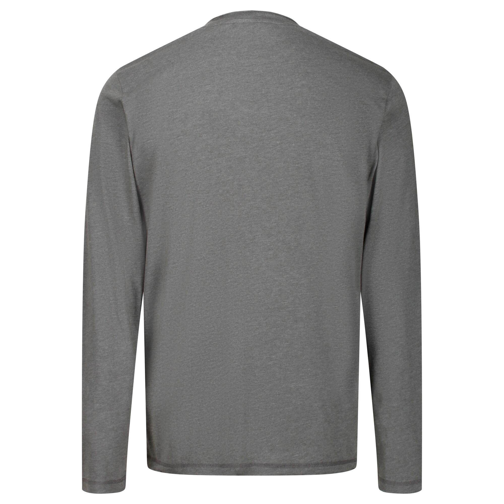 Mens long sleeved T-shirt made of 160gsm Coolweave Hybrid cotton/Polyester single jersey. Ideal for active and casual use. 40% Polyester, 60% Cotton.