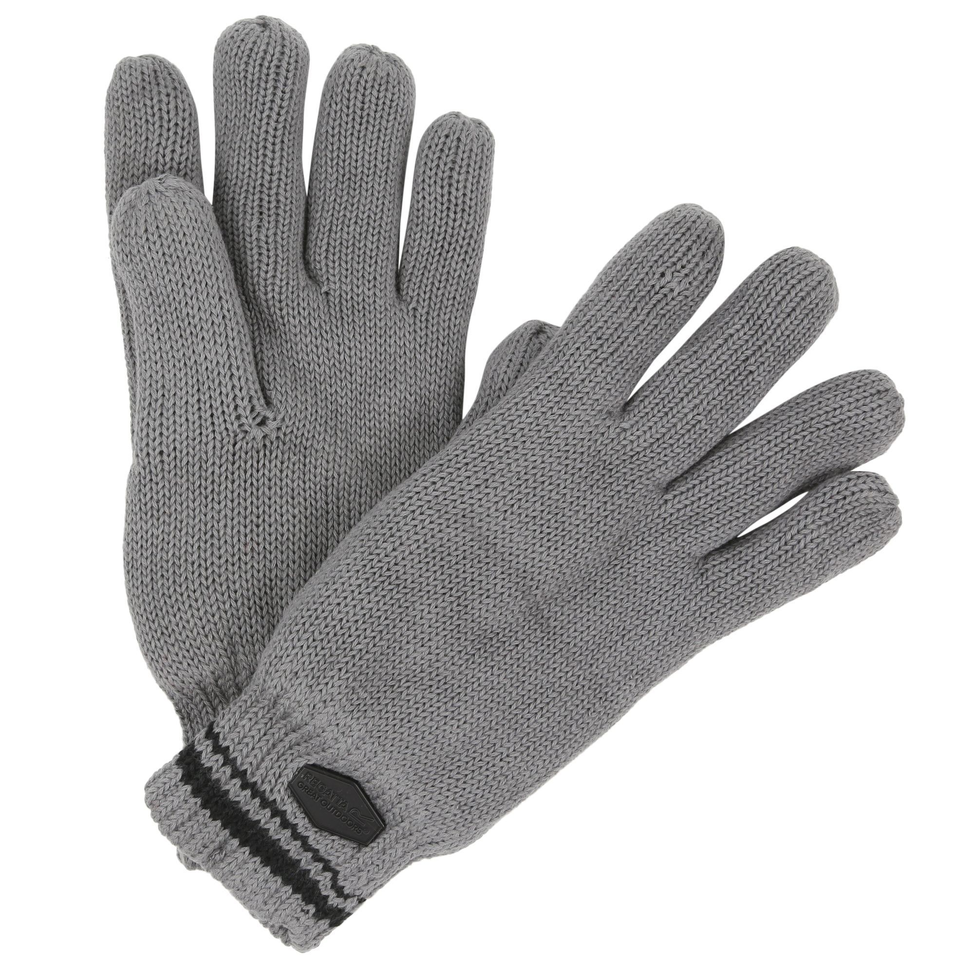Insulating 100% cotton jersey knit gloves with a comfortable fleece lining.