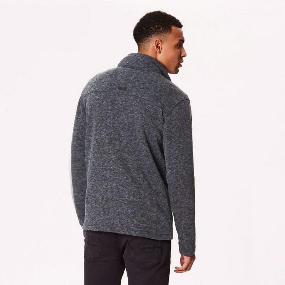 56% Polyester, 31% Acrylic, 13% Rayon. Merino Look Warmth insulation. 2 zipped pockets. 2 Chest patch pockets. Adjustable shockcord hem. Double side polyester mic wool effect fabric.