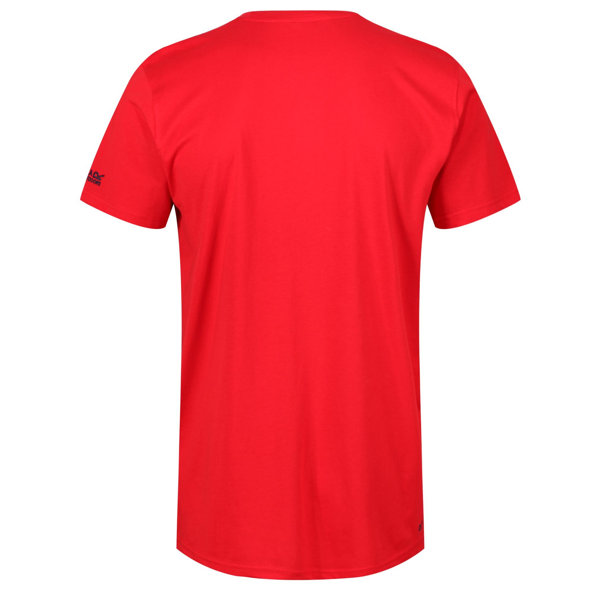 Regular fit crew neck T-shirt made from soft Coolweave Cotton jersey that is naturally breathable and light-to-wear. Features a cool graphic print. 100% cotton.