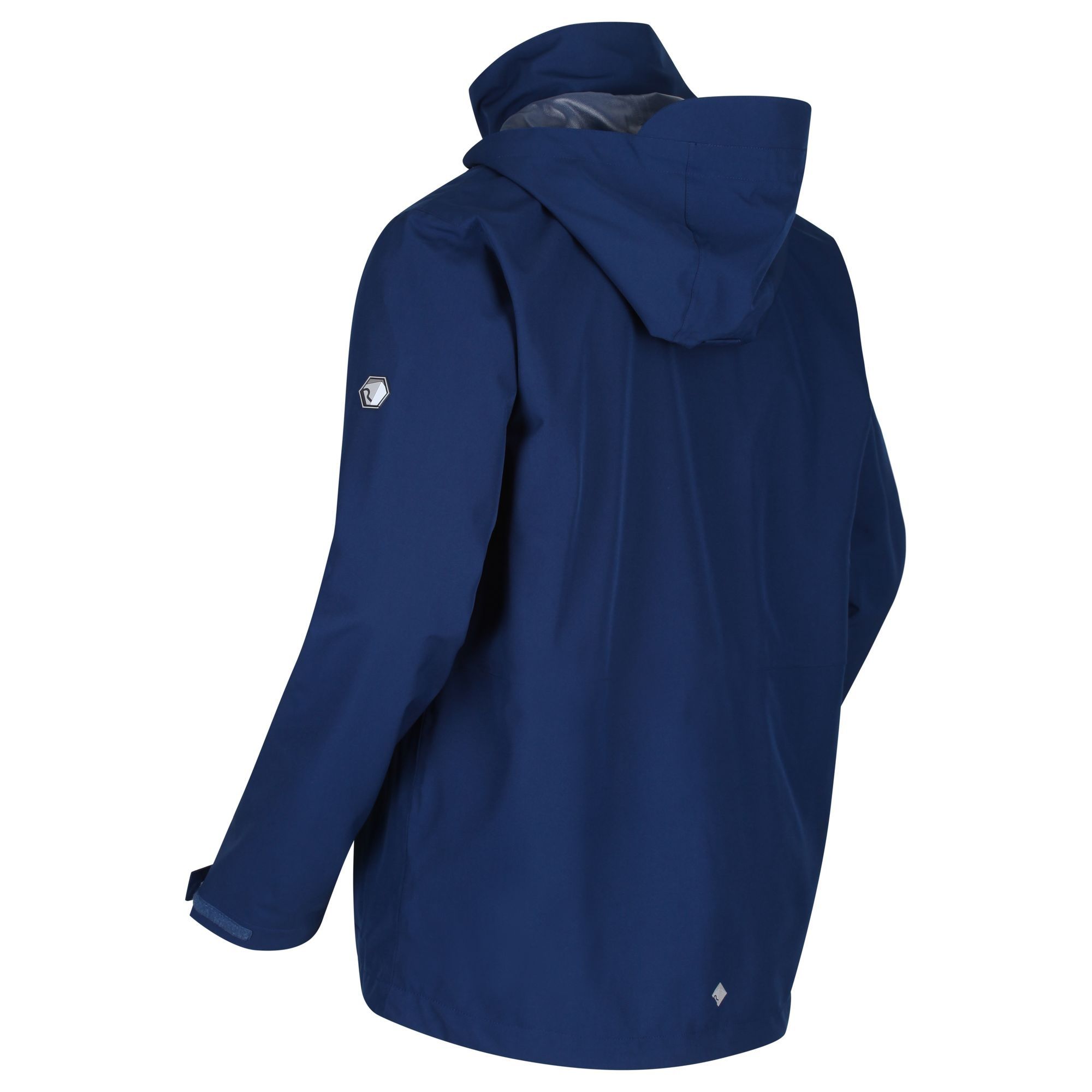 Isotex 10000 100% polyester stretch fabric. 145gsm marl fleece inner. Waterproof and breathable. Concealed hood with adjusters. 2 chest patch pockets with snap fastenings and 2 lower zipped welt pockets with stud fastening. Adjustable cuff and shockcord hem.