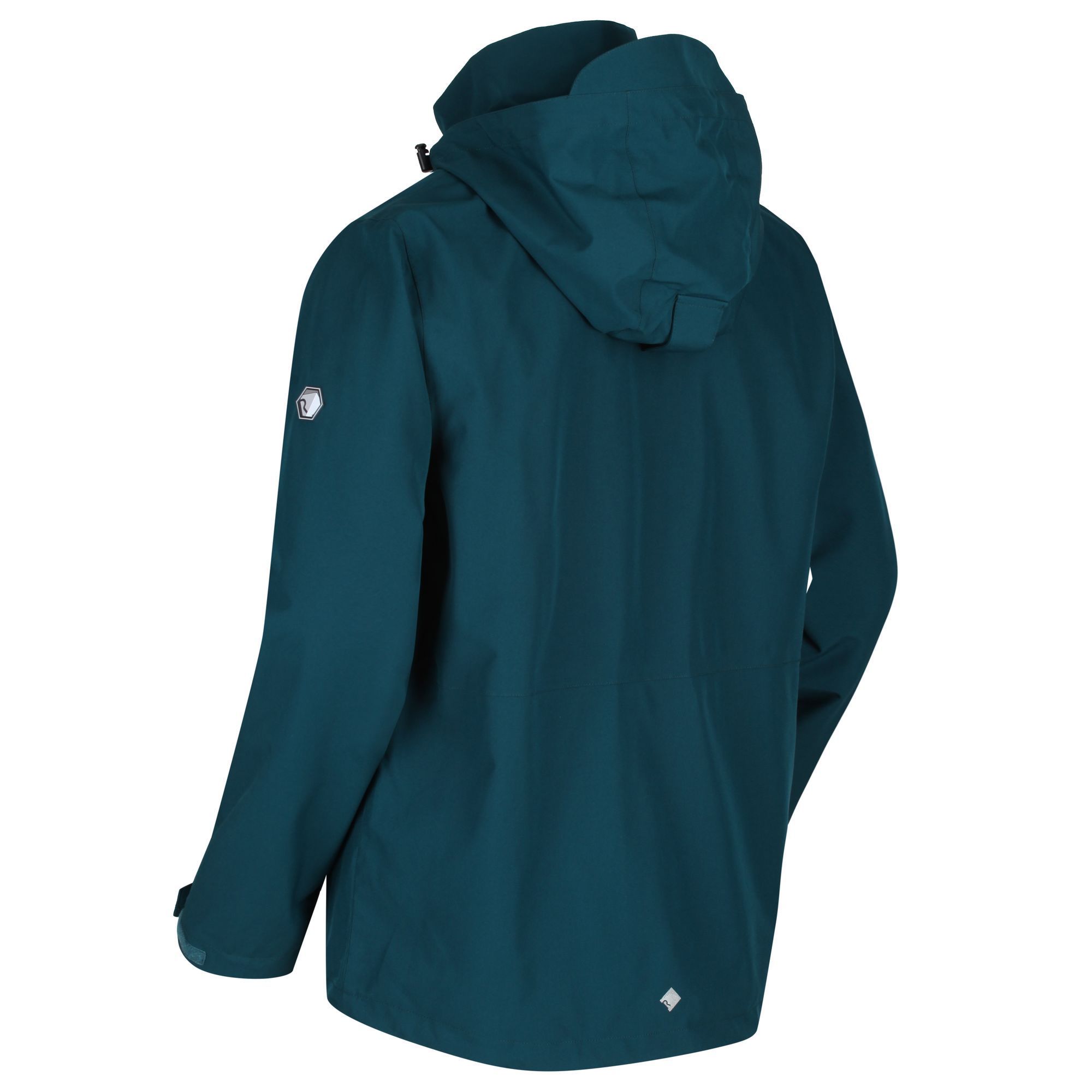 Isotex 10000 100% polyester stretch fabric. 145gsm marl fleece inner. Waterproof and breathable. Concealed hood with adjusters. 2 chest patch pockets with snap fastenings and 2 lower zipped welt pockets with stud fastening. Adjustable cuff and shockcord hem.