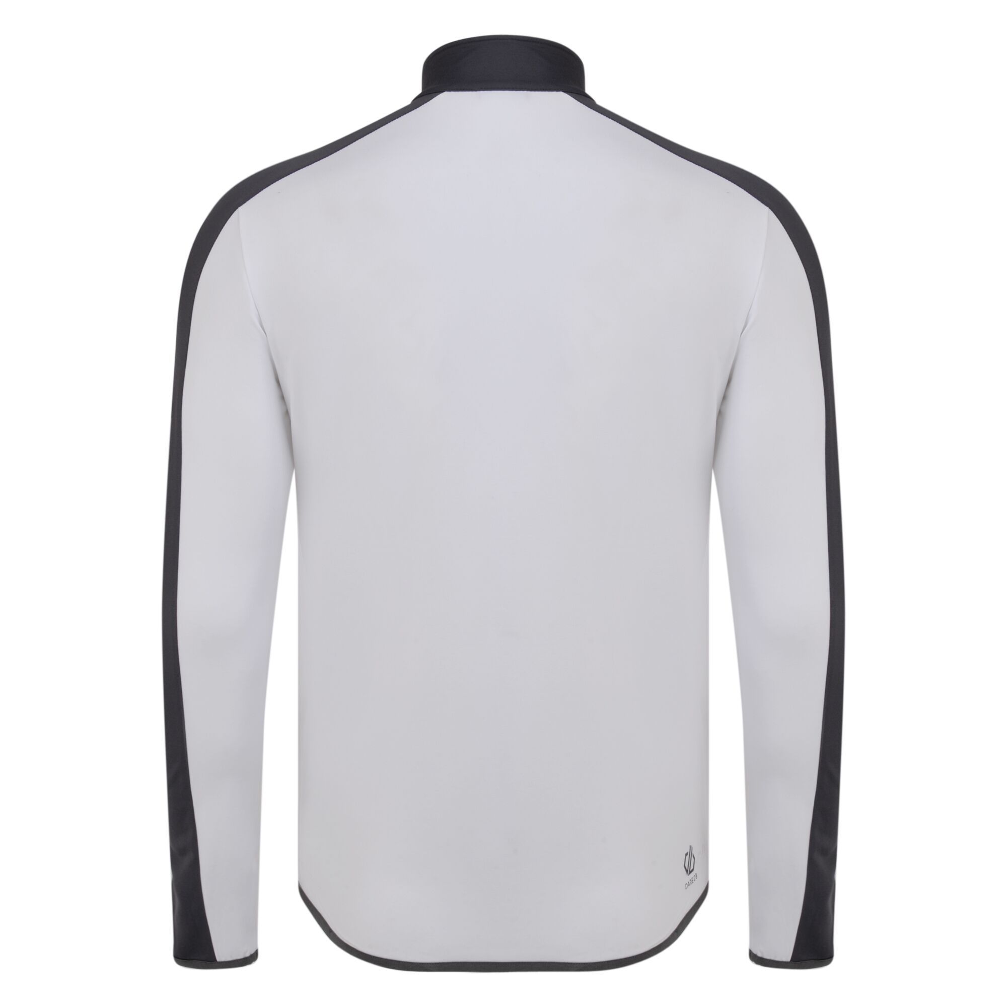 Elastane 3%, polyester 97%. Lightweight Ilus Core warm backed knitted stretch fabric. Quick drying. Half length zip with inner zip and chin guard.