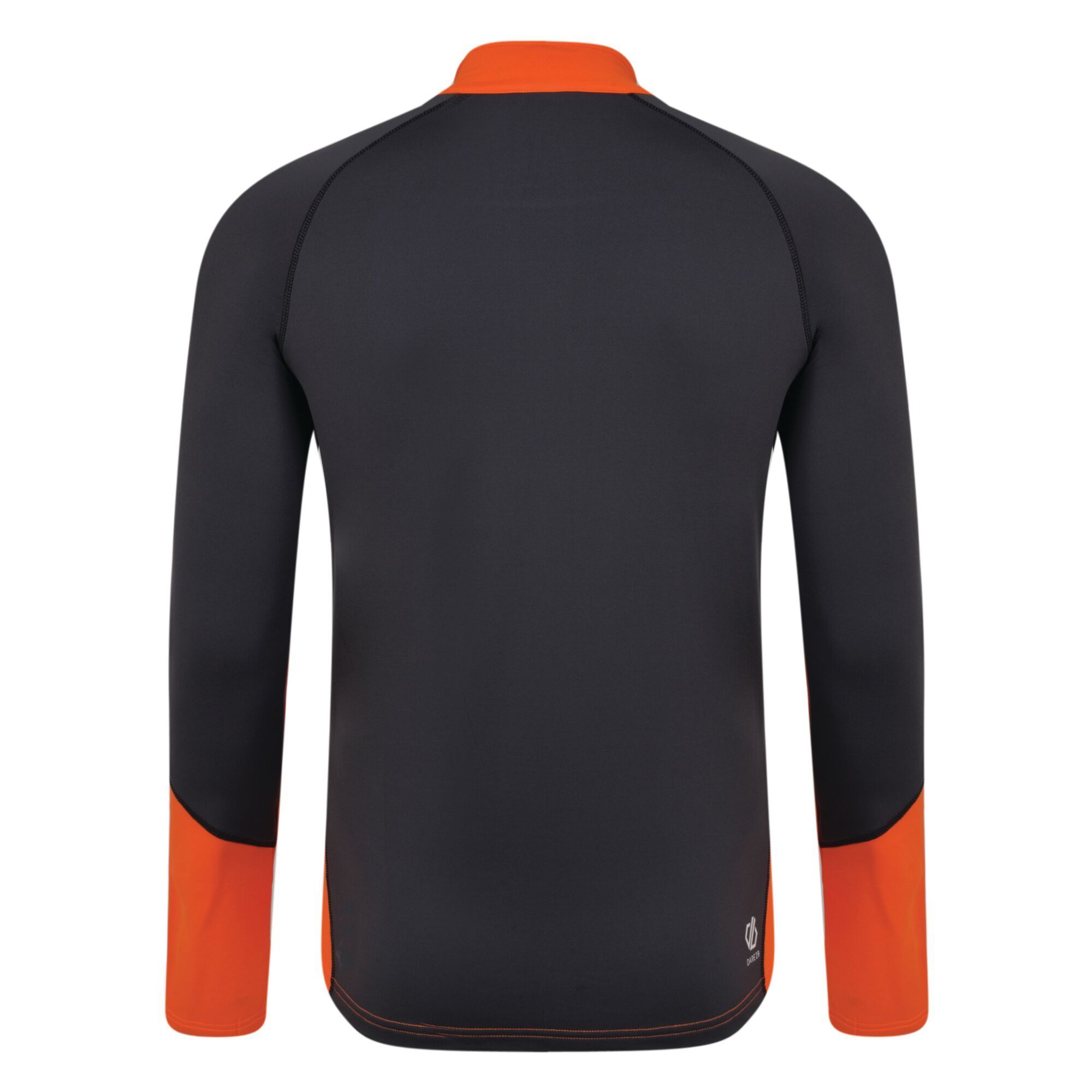 Elastane 3% & polyester 97%. Lightweight Ilus Core warm backed knitted stretch fabric. Quick drying. Half length zip with inner zip and chin guard.