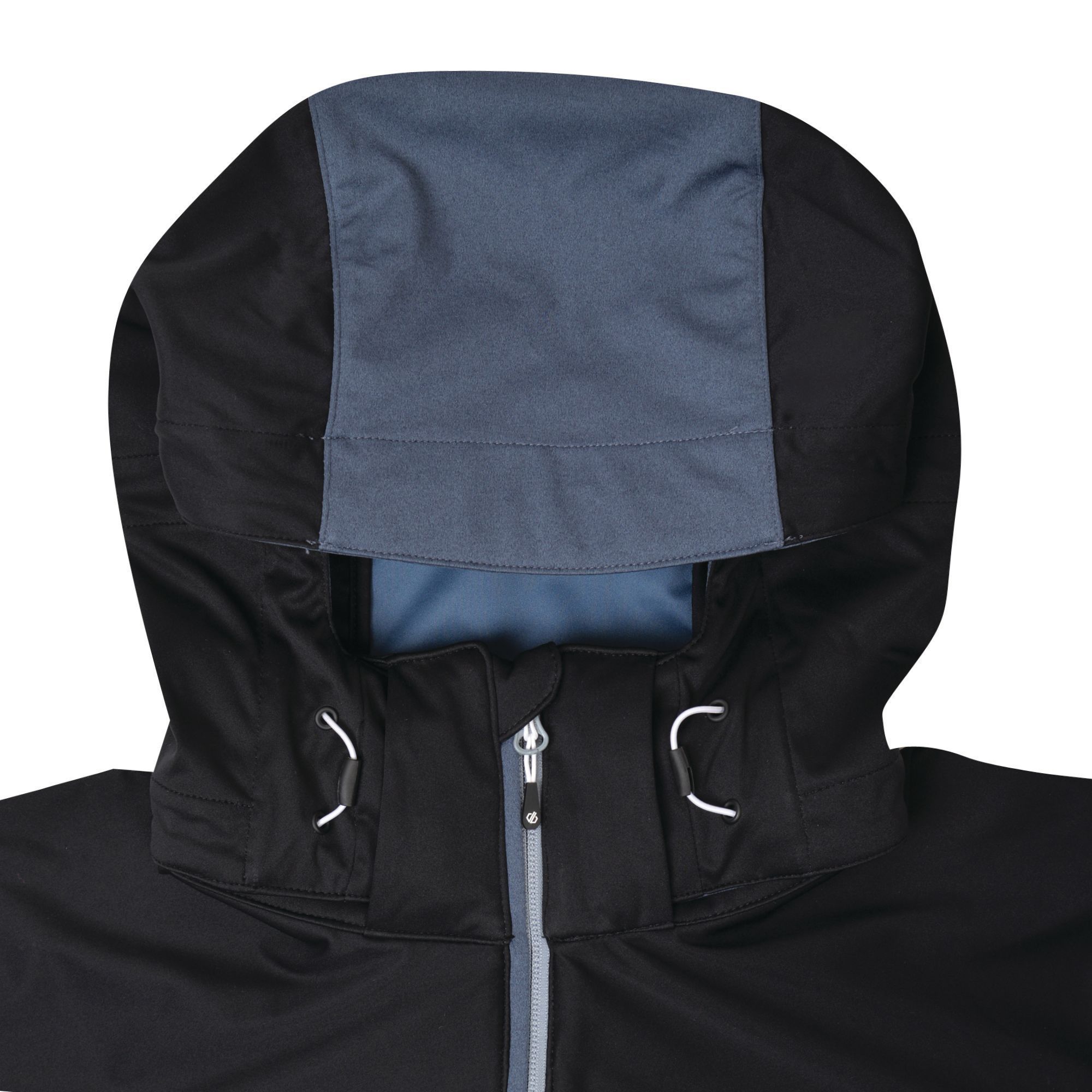 100% polyester. Ilus D-Lab woven stretch polyester softshell fabric. AEP Kinematics. SeamSmart Technology. Waterproof up to 5,000mm/ Breathability rating 5,000/m2/24hrs. Detachable performance fit technical hood with adjusters. Underarm ventilation zips. Articulated sleeves for enhanced range of movement. Stretch binding to cuffs and hem. 1 x zipped chest pocket and 2 x zipped lower pockets. Headphone port to inner pocket bag.