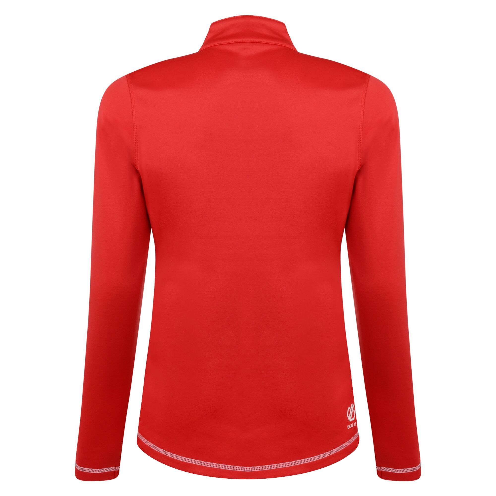90% polyester, 10% elastane. Ilus Core warm backed knitted stretch fabric. Quick drying. Half length zip with inner zip and chin guard.
