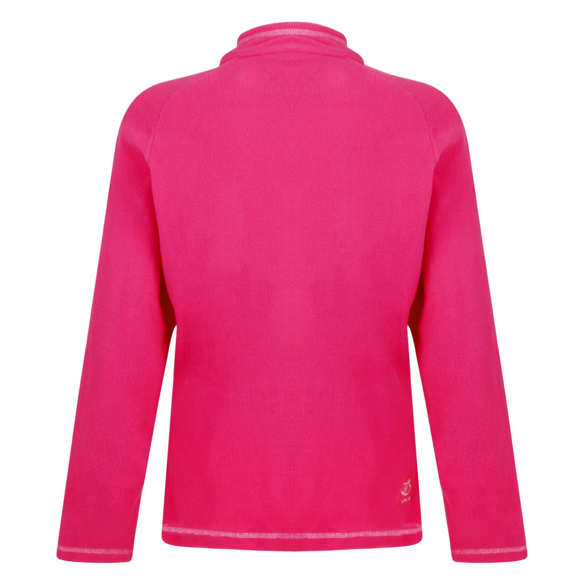 100% polyester fleece. 1 side brushed, 1 side anti pill 170gsm. Half length zip with inner zip and chin guard.