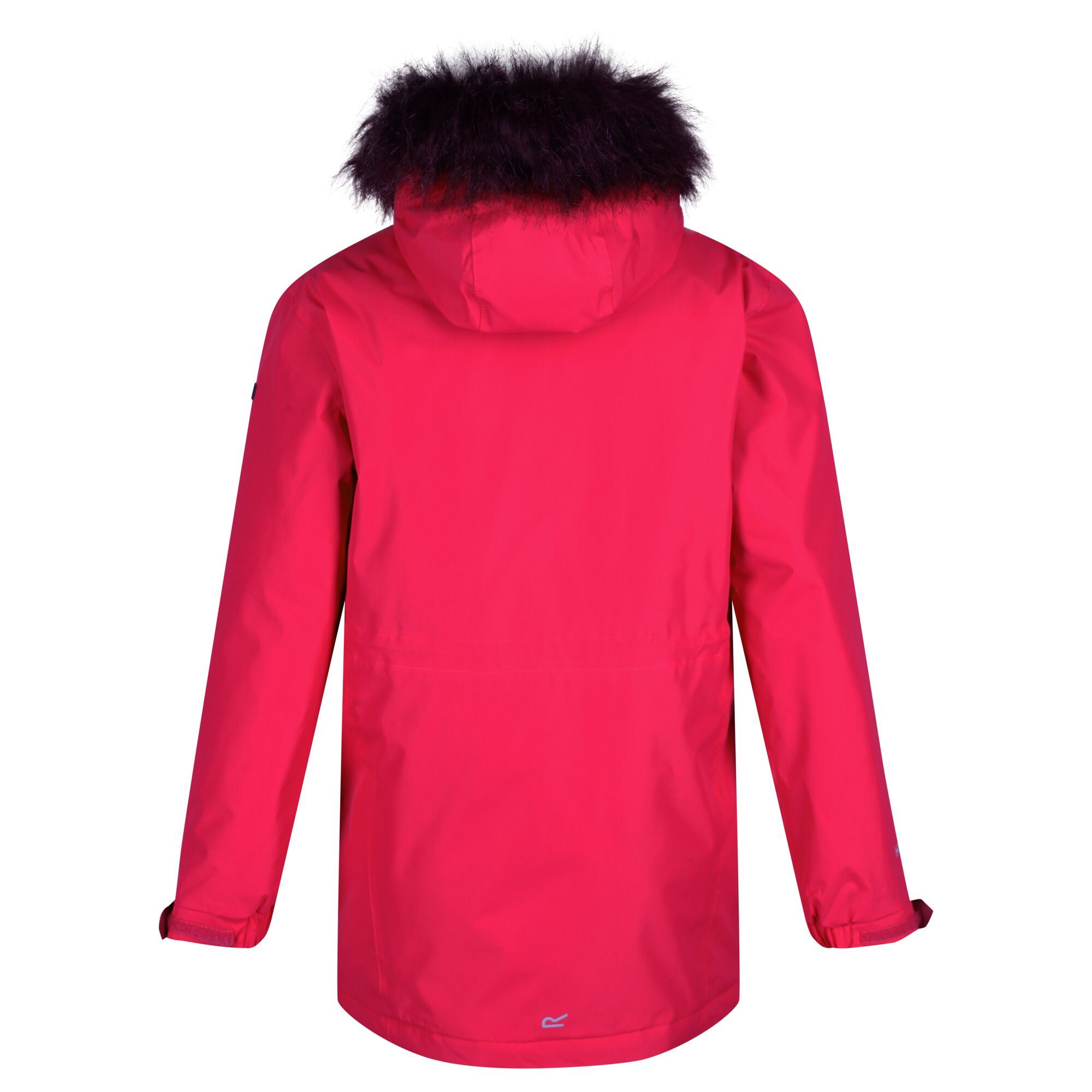 Made from Isotex 5000 coated polyester peached fabric with a 100% polyester taffeta lining. Waterproof and breathable fabric with a water repellent finish. Taped seams. Thermoguard insulation. Features include a faux fur trimmed hood, zip and stormflap fastening and cosy handwarmer pockets on the side. Elasticated and adjustable cuffs. 2 Lower handwarmer pockets. Adjustable drawcord hem. With reflective trim and the Regatta Outdoors badge on the left sleeve. Size (height/chest): (2 Years) 92cm/53-55cm, (3-4 Years) 98-104cm/55-57cm, (5-6 Years) 110-116cm/59-61cm, (7-8 Years) 122-128cm/63-67cm, (9-10 Years) 135-140cm/69-73cm, (11-12 Years) 146-152cm/75-79cm, (13 Years) 153-158cm/82cm, (14 Years) 164-170cm/86cm, (15-16 Years) 170-176cm/89-92cm.