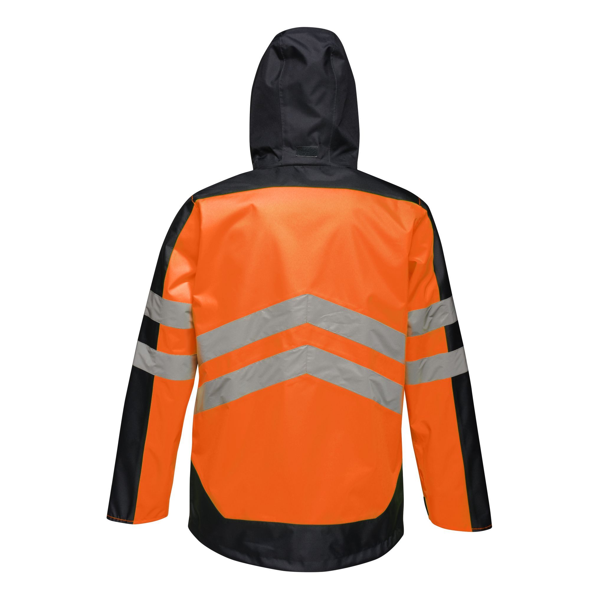 Material: 100% polyester. Isotex 10000 polyester fabric. Waterproof and breathable. Conforms to EN343:2003 A1:2007 Class 3:3. EN ISO 20471:2013 + A1:2016 Class 3. Windproof. Thermoguard insulation. Taped seams. Concealed hood with adjusters. 2 zipped lower pockets and easy access, hidden chest pockets with zip. Orange colour-way also conforms to RIS-3279/TOM when worn with RIS-3279-TOM Class 2 upper body cloth. Inner stormflap with chin guard. Size (chest): (XXS) 32-34in, (XS) 35-36in, (S) 37-38in, (M) 39-40in, (L) 41-42in, (XL) 43-44in, (XXL) 46-48in, (3XL) 49-51in, (4XL) 52-54in, (5XL) 55-57in, (6XL) 58-60in.