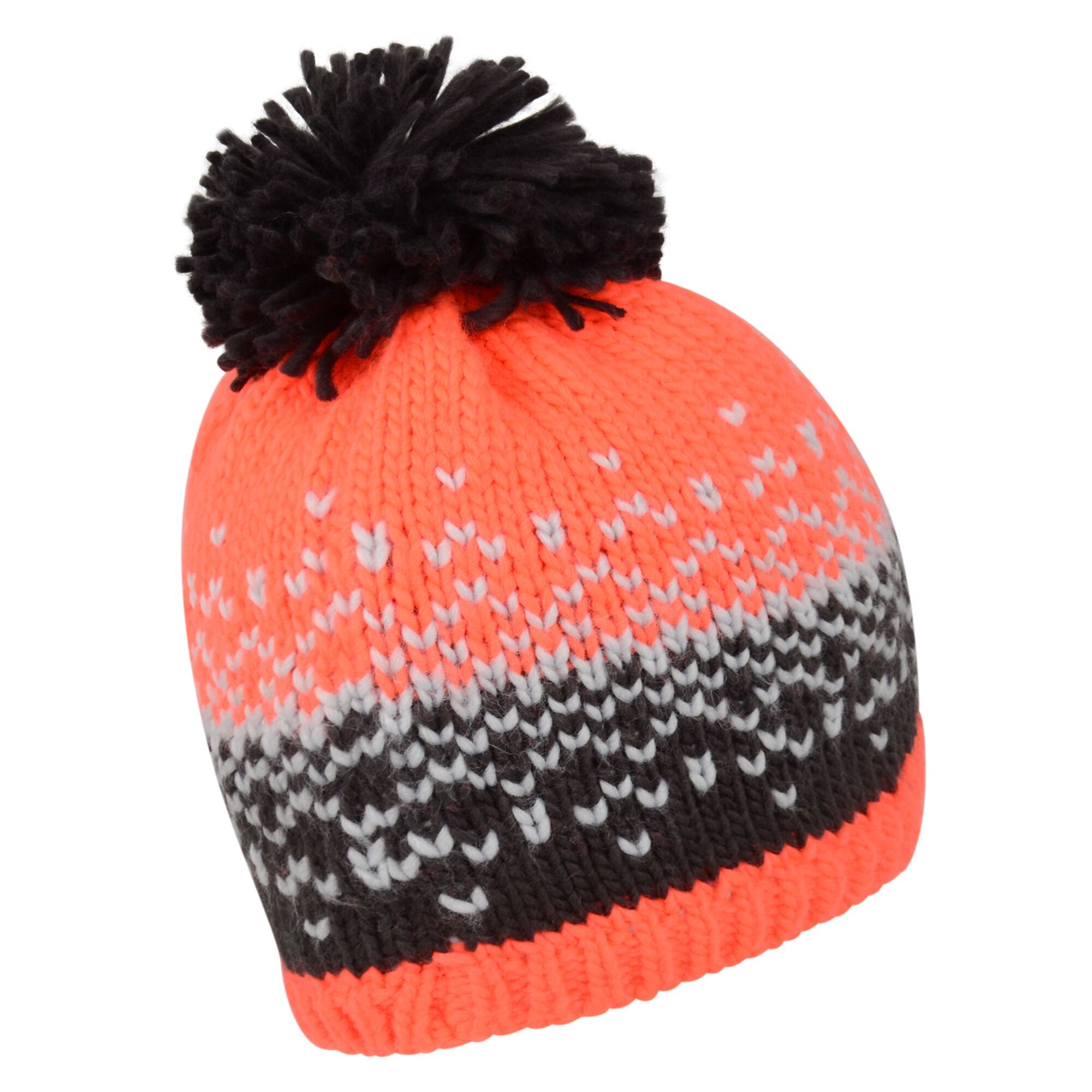 Material: acrylic: 100%. Soft knit construction. Fleece lining. Bobble detail.
