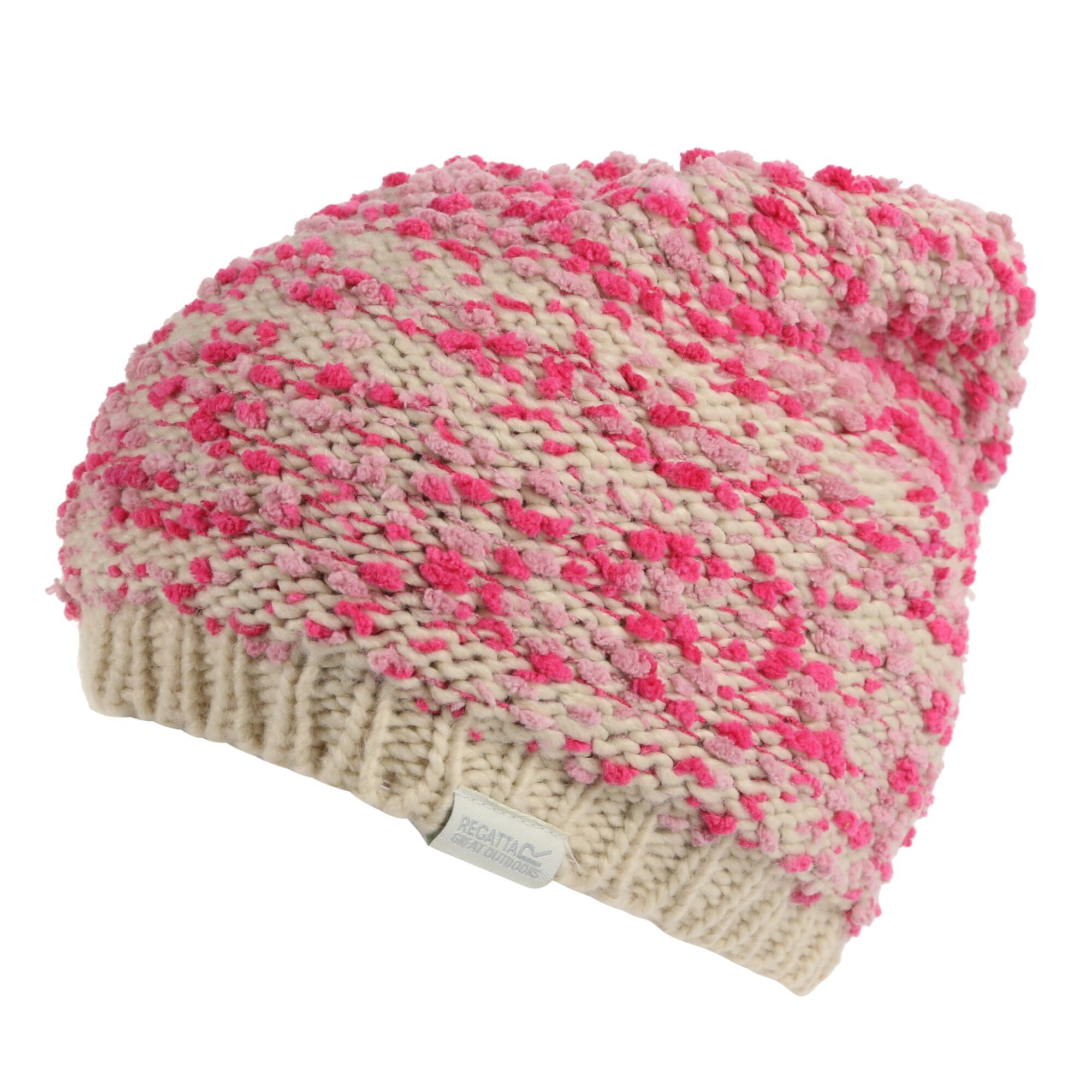 Material: 65% acrylic/35% polyester. Super soft beanie, lined with warming polyester fleece to keep them feeling cosy on a chilly winters day.