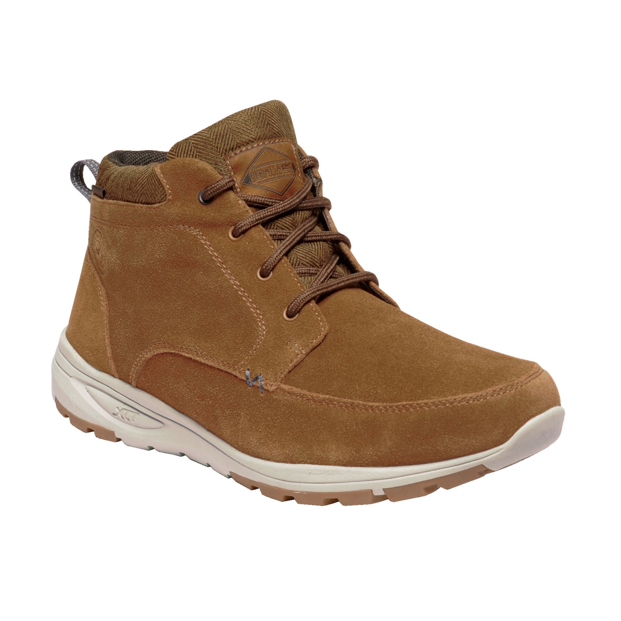 Material: 90% Leather (Textile), 10% Polyester. Isotex waterproof footwear - seam sealed with internal membrane bootee liner. Suede leather upper. Die cut EVA footbed for underfoot comfort and support. EVA sole unit with TPR pods for a balance of lightweight, comfort and durability.