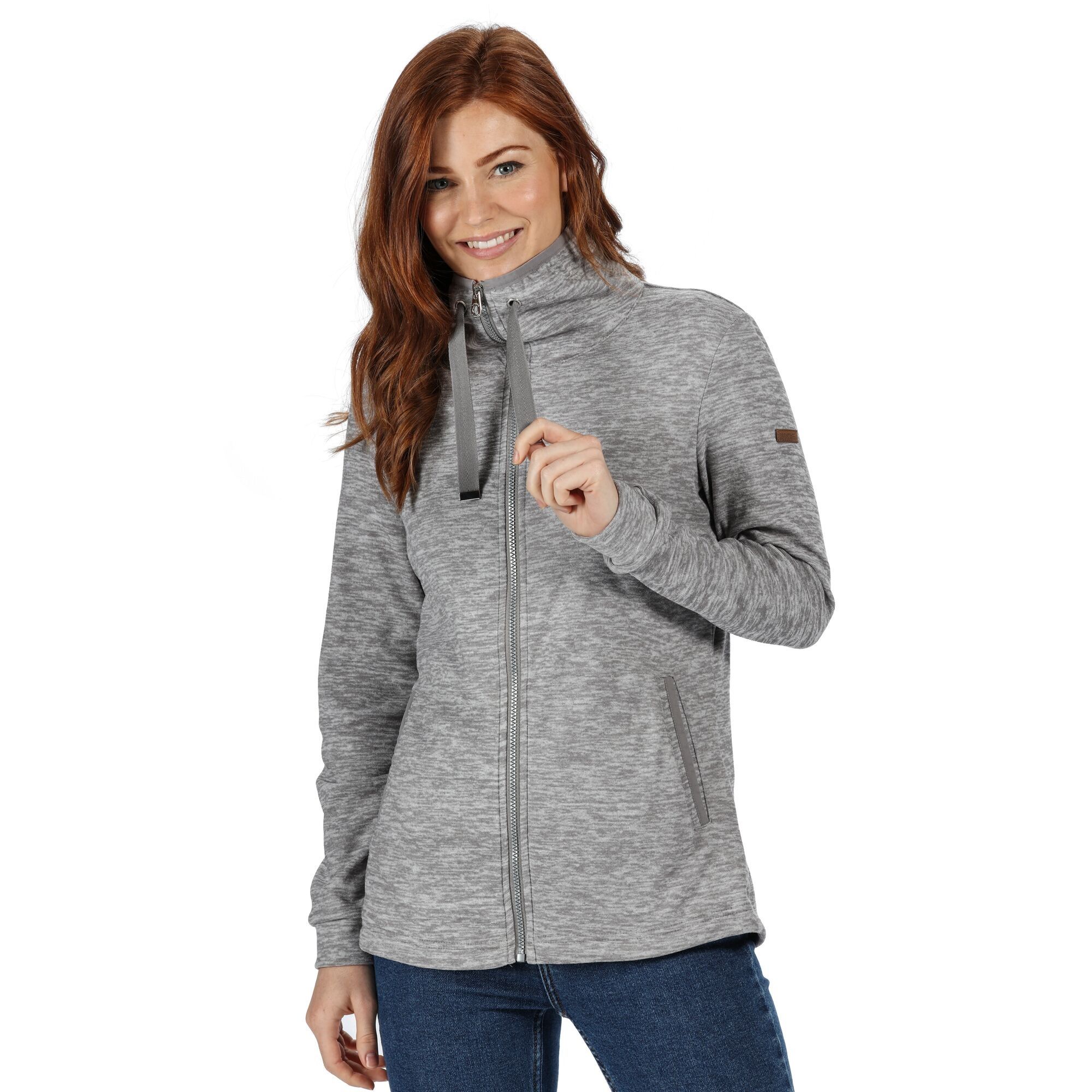 Regatta Womens/Ladies Evanna Full Zip Lightweight Fleece (Rock Grey)