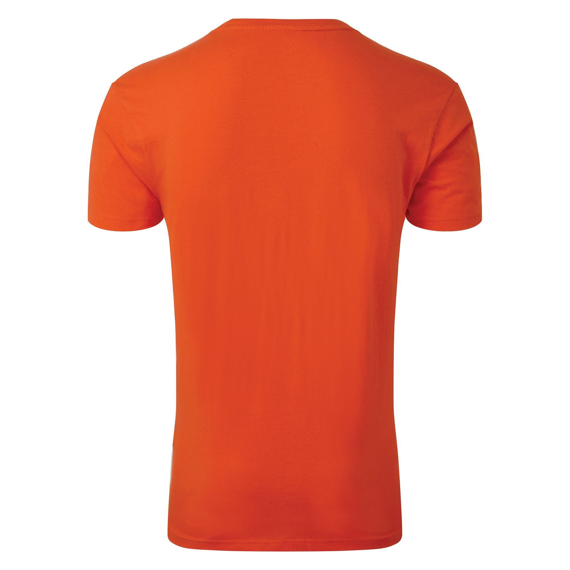 Material: 100% Cotton. Short sleeved t-shirt with ribbed collar. Features the Dare 2B logo on the front as a graphic print.
