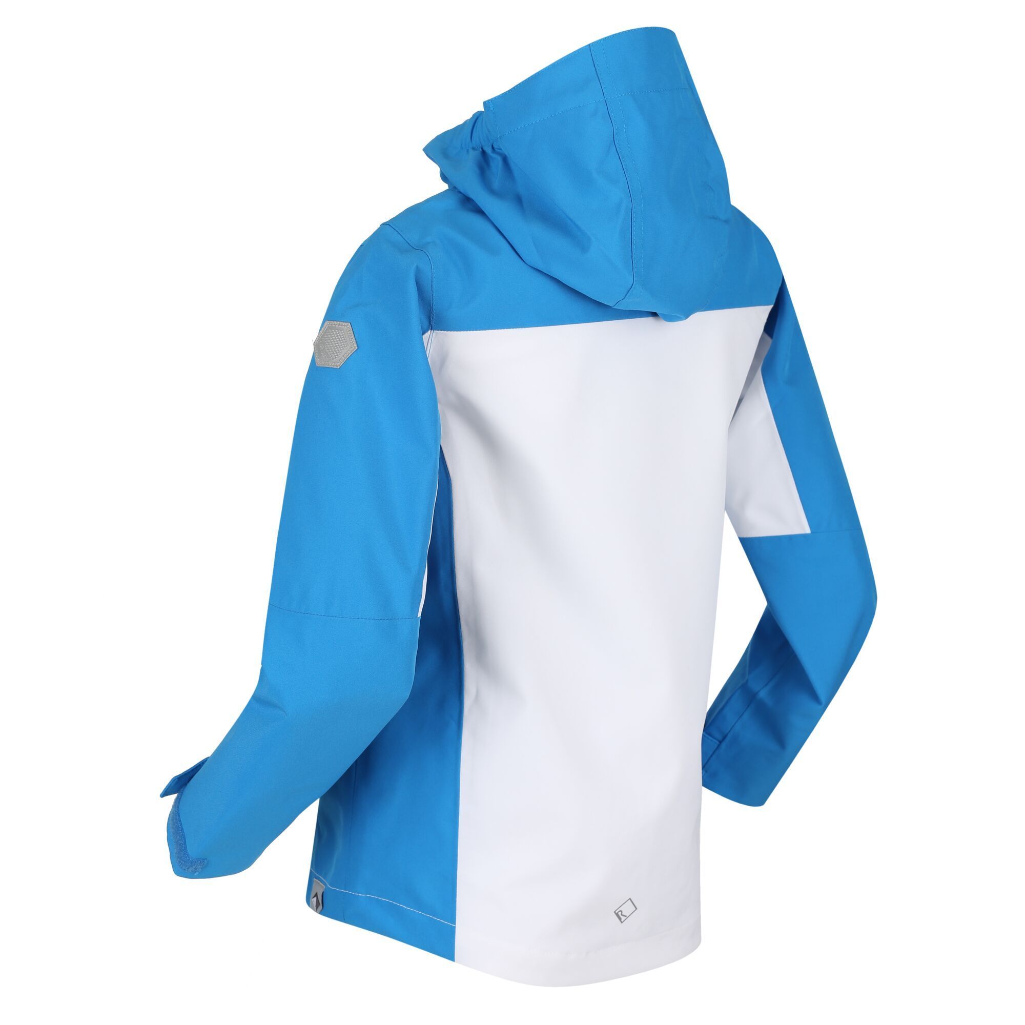Material: 100% Polyester (Isotex 10000 stretch fabric). Durable, water repellent and breathable hooded jacket with high collar and soft mesh lining. Taped seams and adjustable cuffs. 2 zipped lower and 1 zipped chest pocket. Regatta outdoors logo print on the chest.