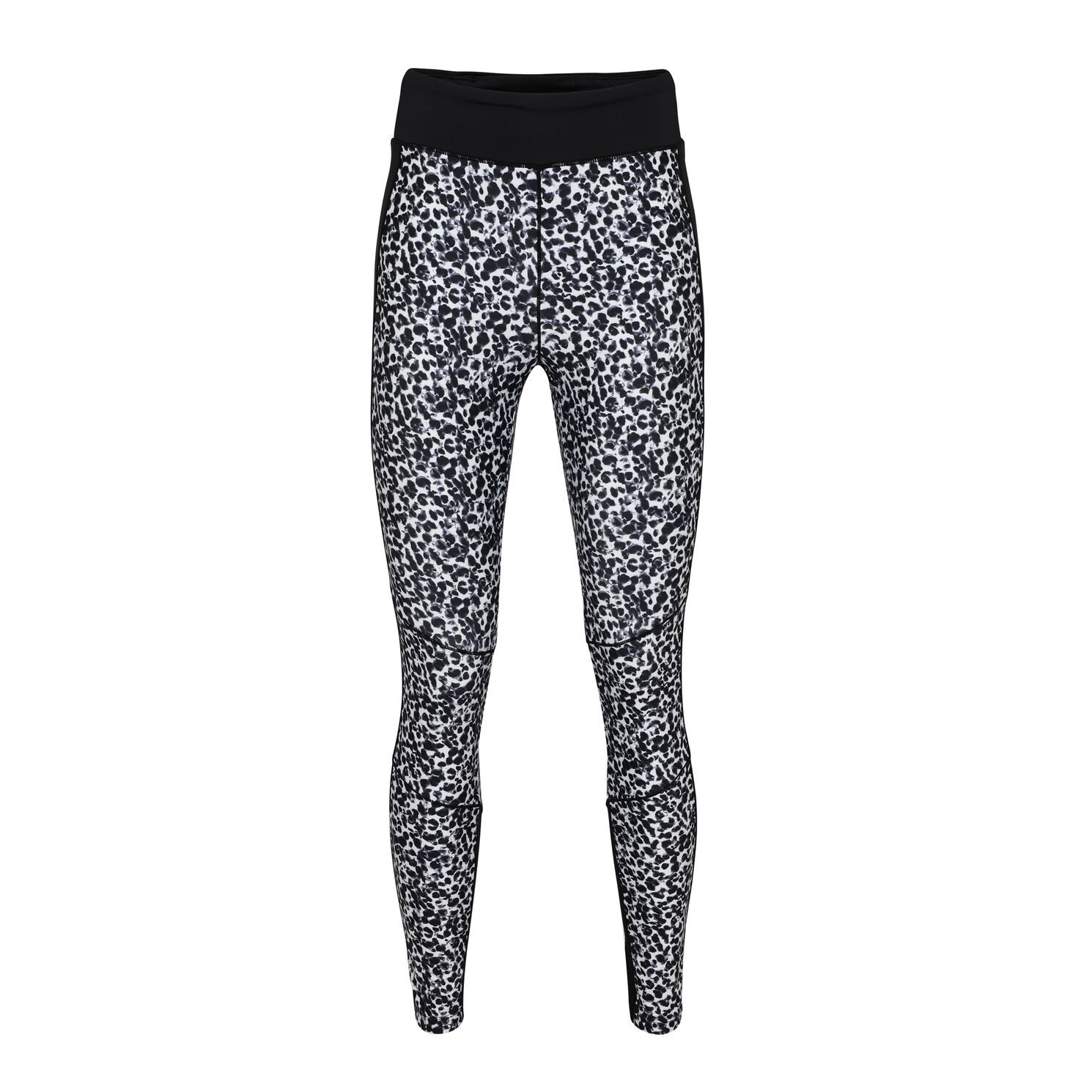 Material: 100% Polyester. Work out leggings made from Q-Wic lightweight fabric. Designed to mould to the body. Quick-drying and high-stretch. Flat locked seams and deep elasticated waistband for comfort.